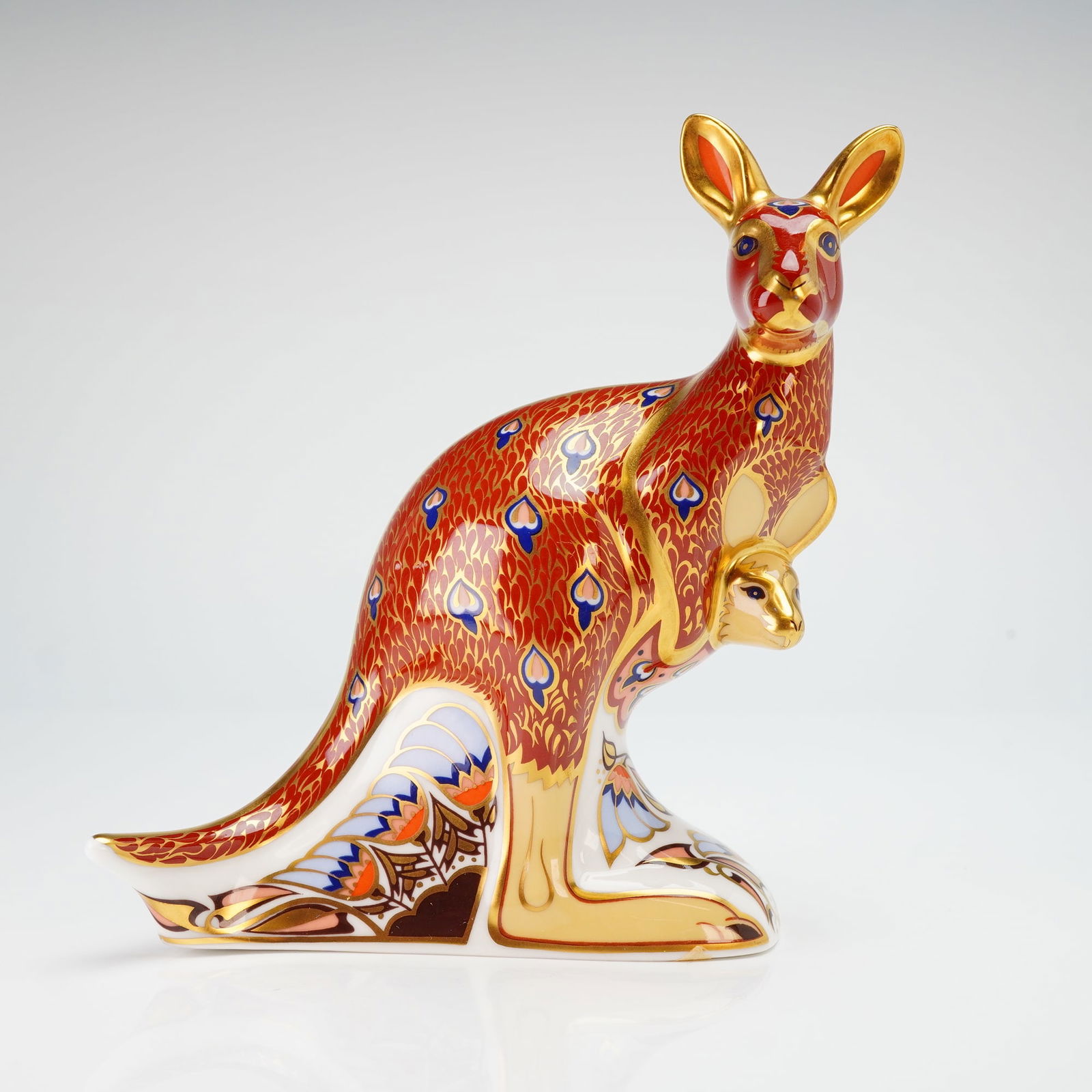 Royal Crown Derby Paperweight, Kangaroo (1 of 2)