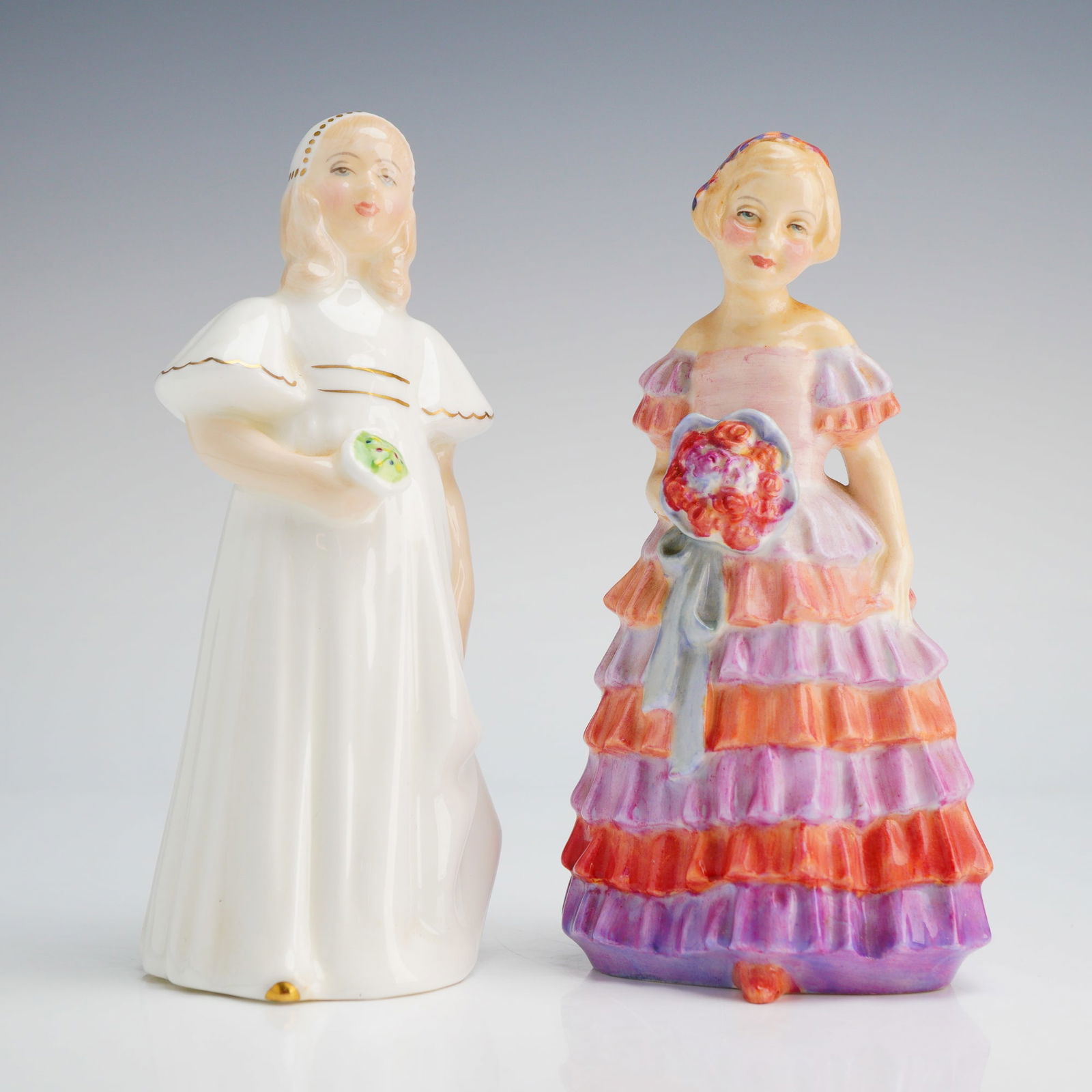 2pc Royal Doulton Bridesmaid Figurines HN1433 and HN2874 (1 of 4)