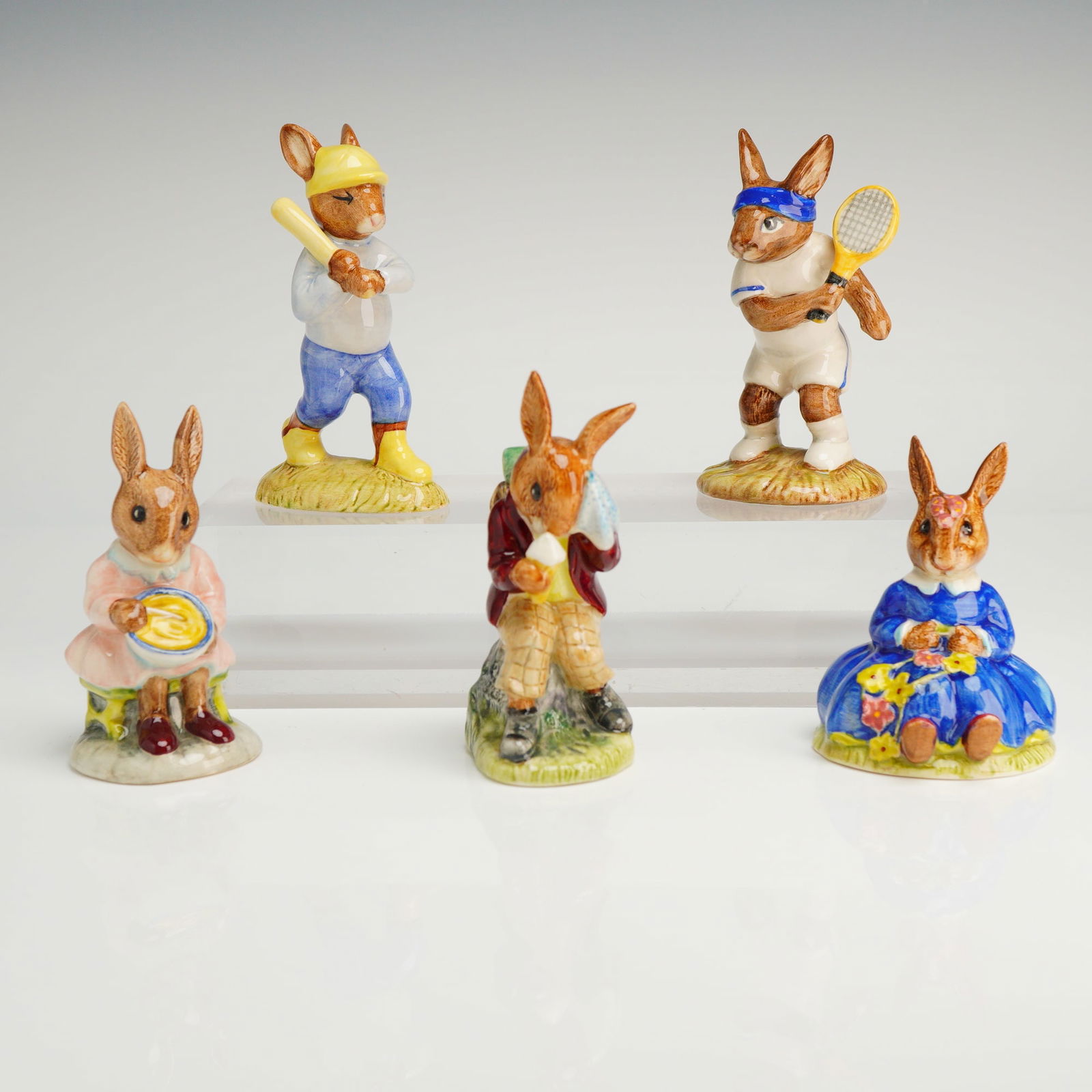 A Collection of Five Royal Doulton Bunnykins Figurines (1 of 3)