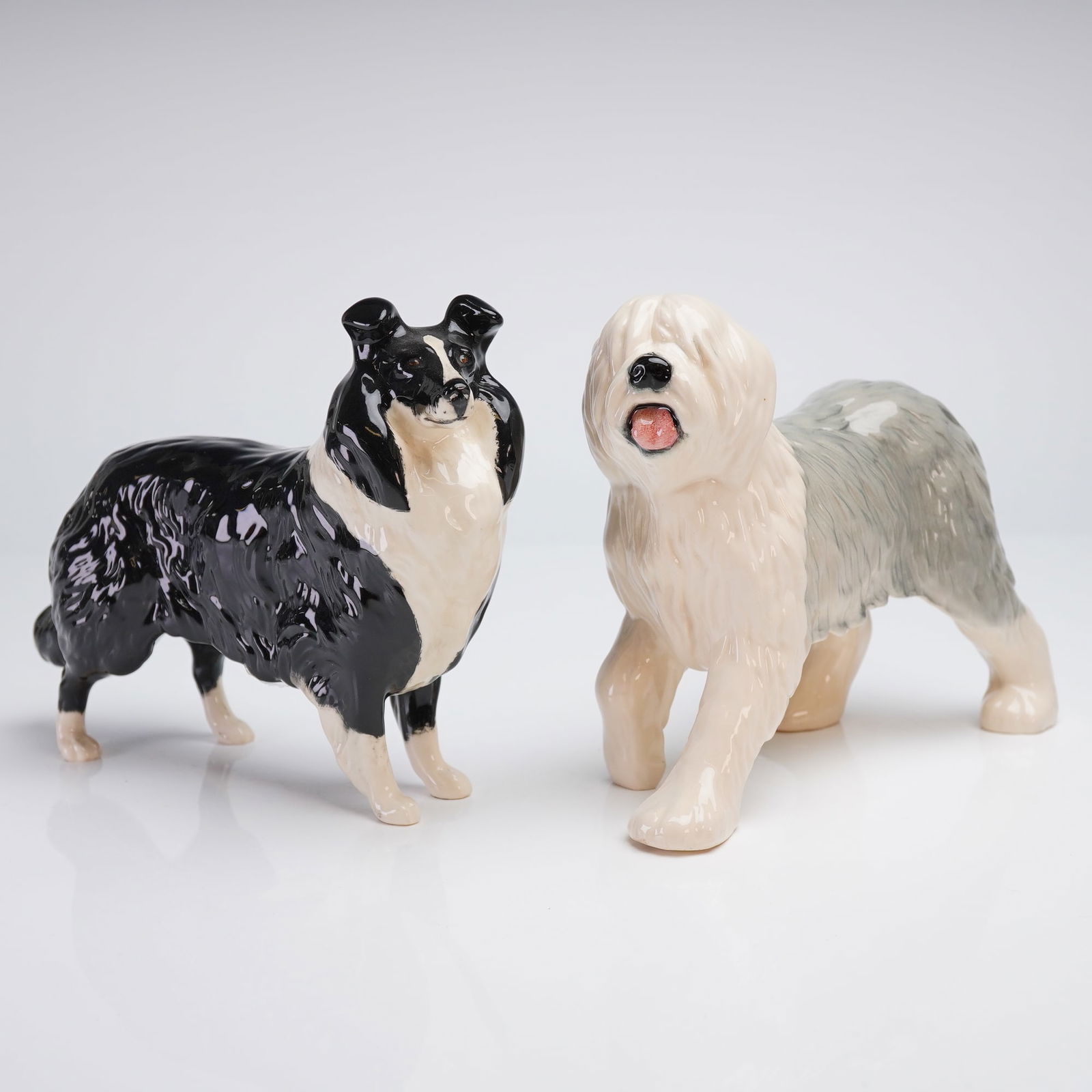 Two Beswick England Dog Figurines (1 of 3)
