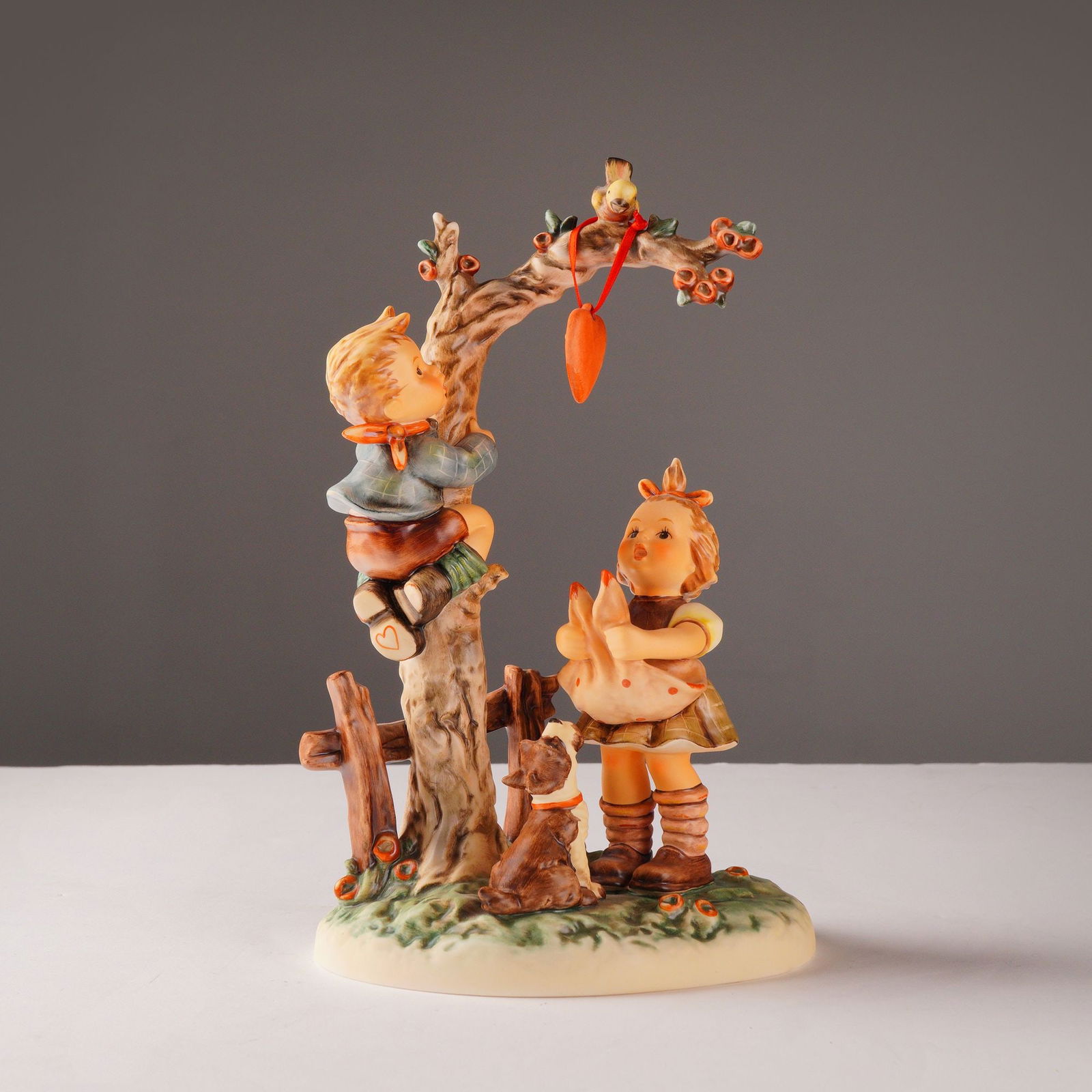 Goebel Century Collection Series Porcelain Figurine, Here's My Heart w/ COA (1 of 6)