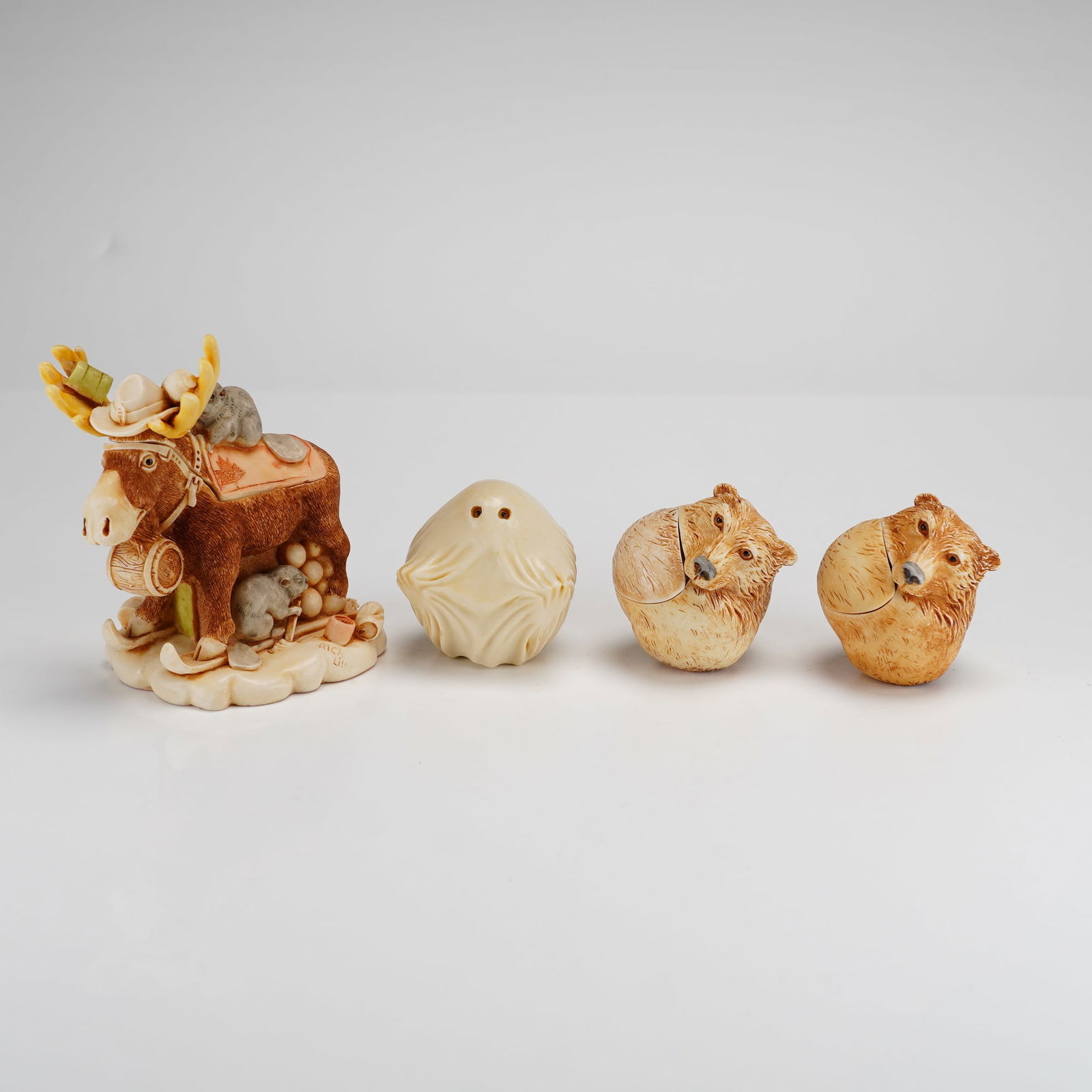 4pc Harmony Kingdom Animal Trinket Boxes (1 of 4)