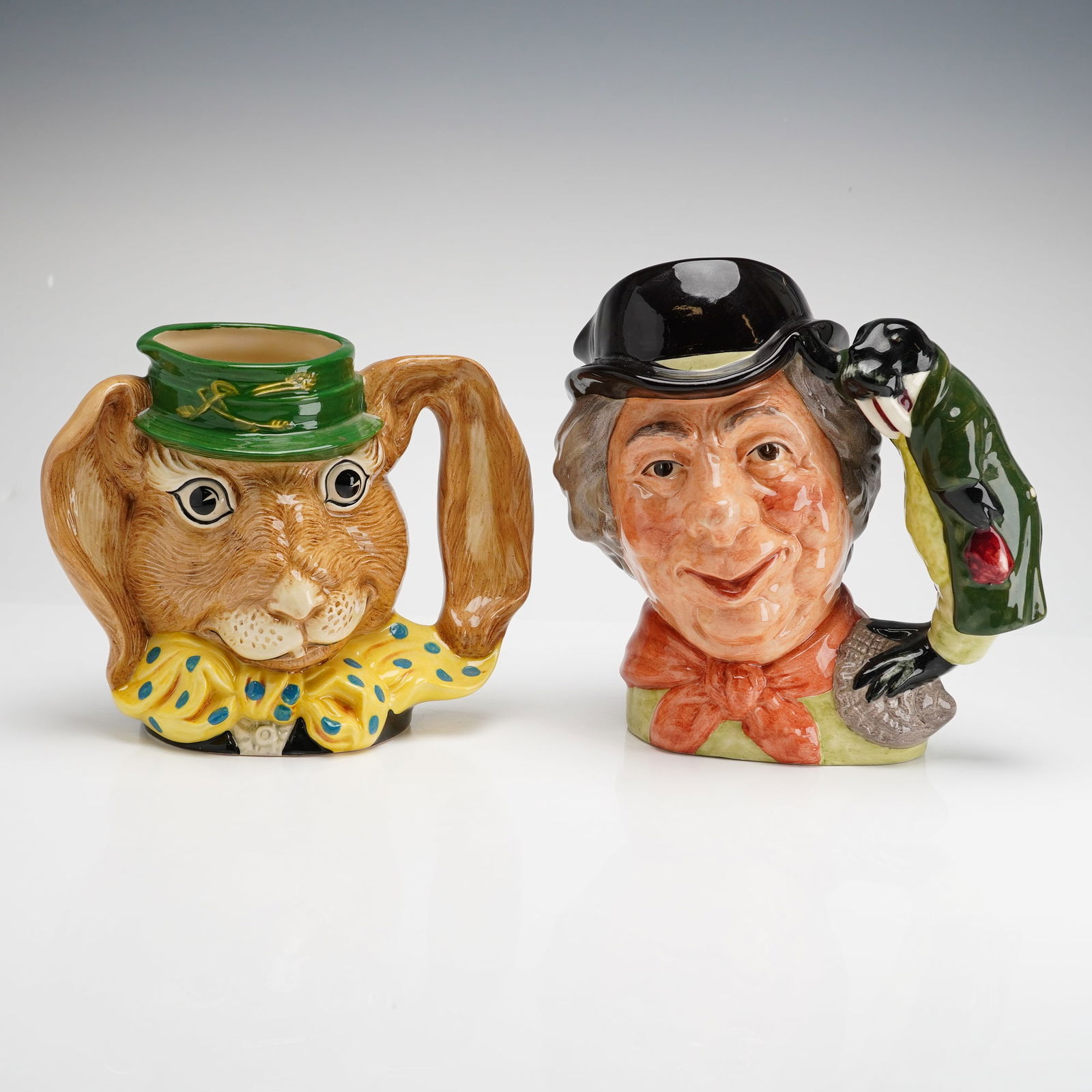 2 Royal Doulton Character Jugs, The Walrus & Carpenter and The March Hare (1 of 3)