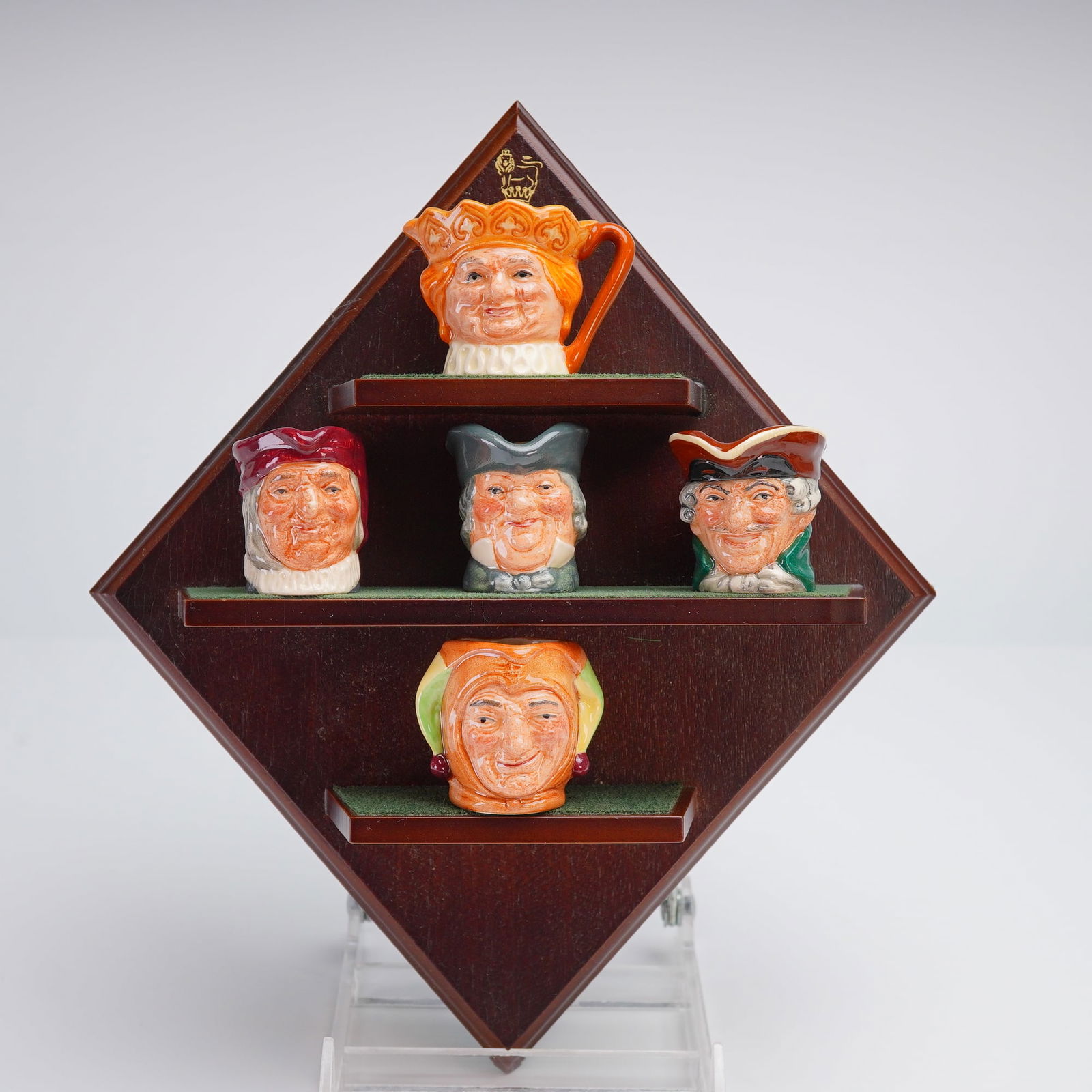 5pc Royal Doulton Explorer Tinies Jug Collection with Display Stand (1 of 5)