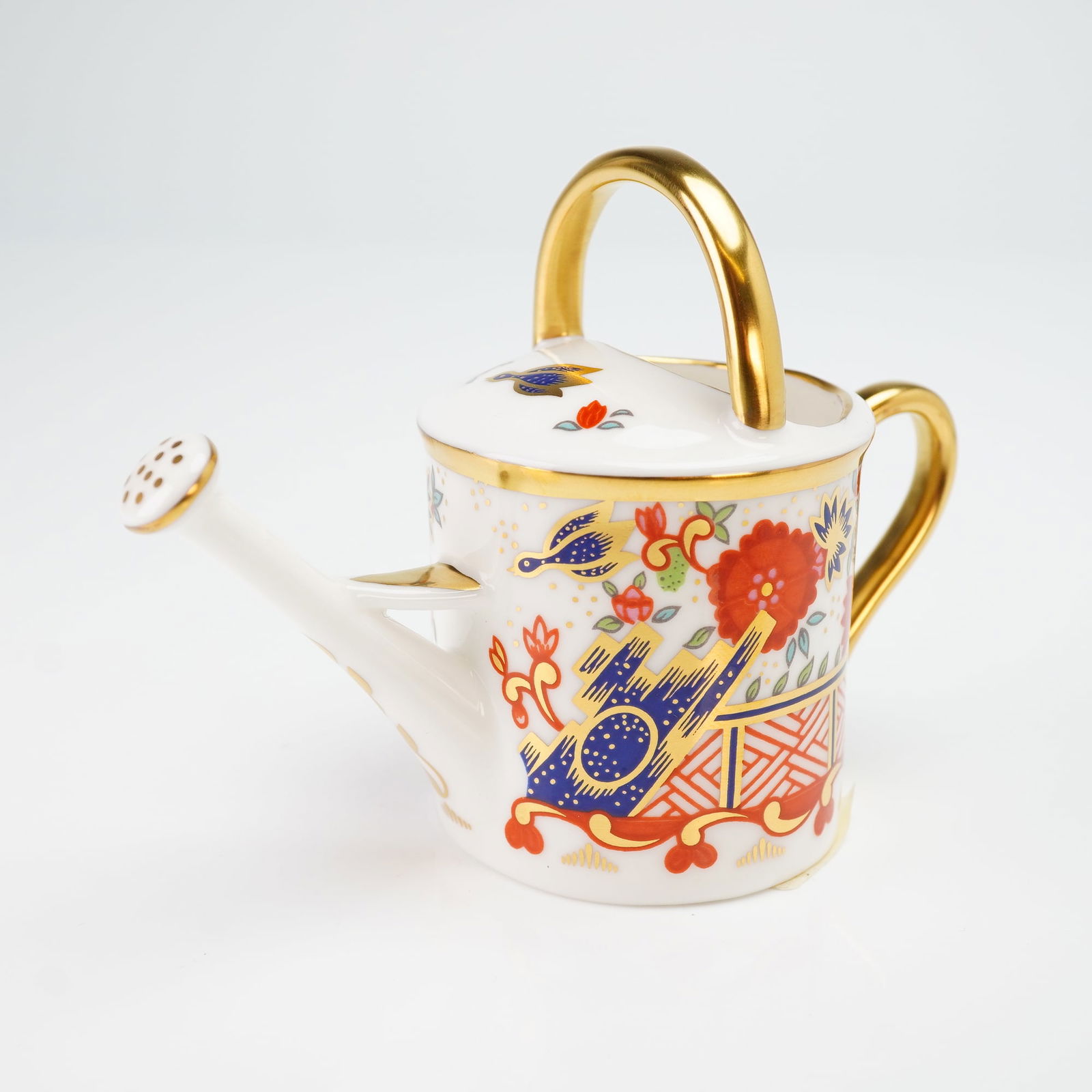 Royal Crown Derby Miniature Watering Can (1 of 5)