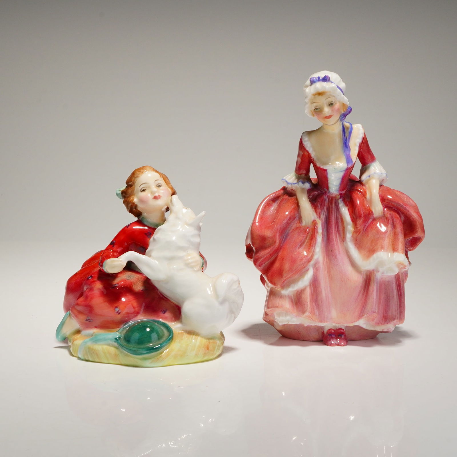 2pc Royal Doulton Figurines, Home Again HN2167 & Goody Two Shoes HN1905 (1 of 3)