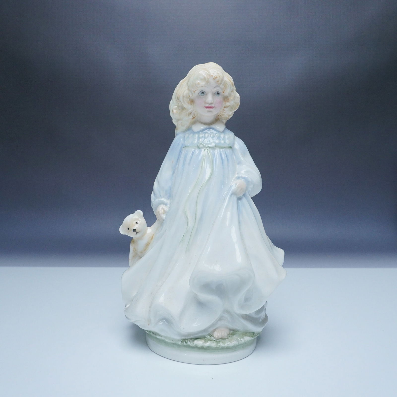 Royal Doulton Hope Limited Edition Figurine HN3061: This is a Royal Doulton figurine titled Hope, model number HN3061. This piece was created in 1984 to commemorate the centenary of the NSPCC (National Society for the Prevention of Cruelty to Children)