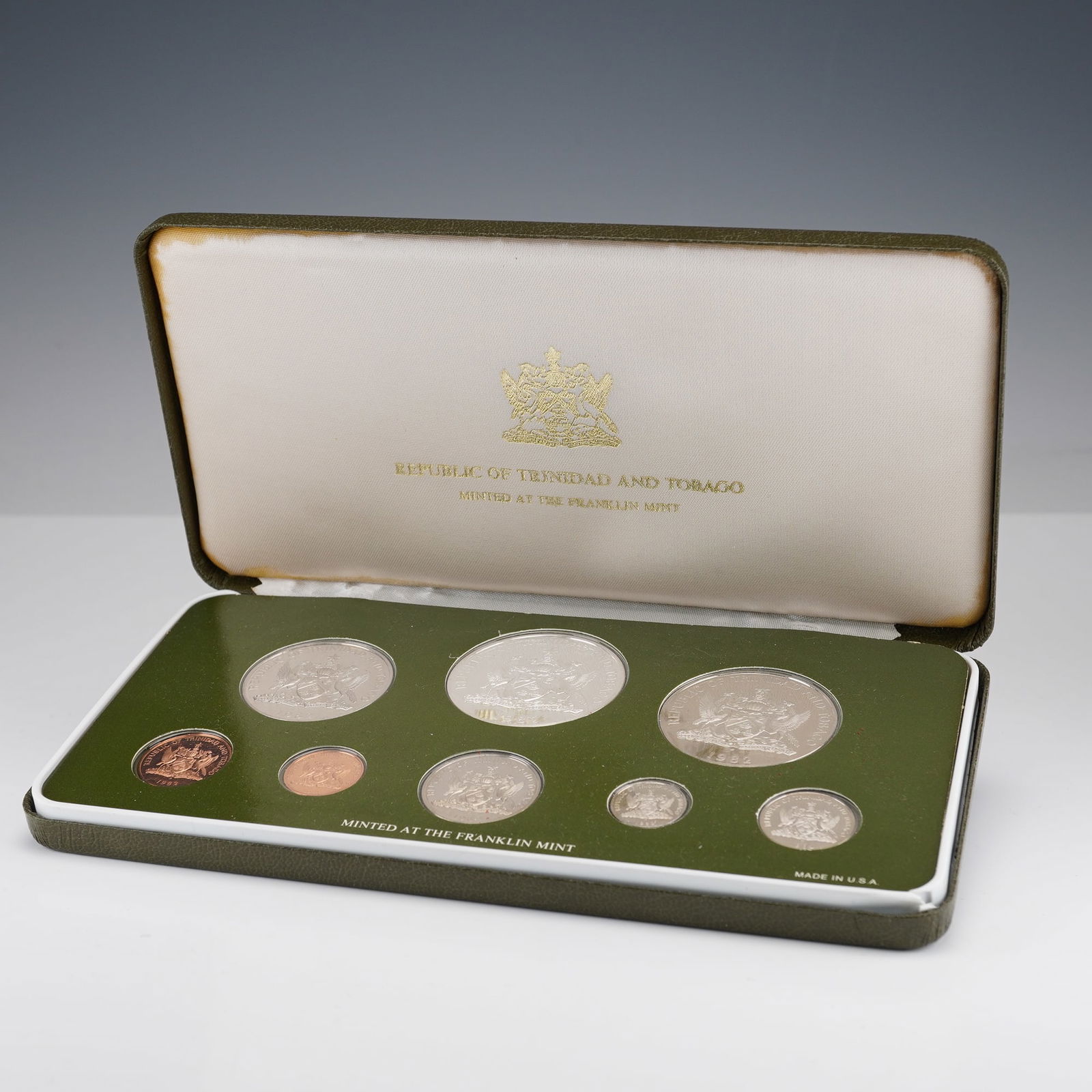 1982 Trinidad and Tobago Silver Proof Coin Set (1 of 6)