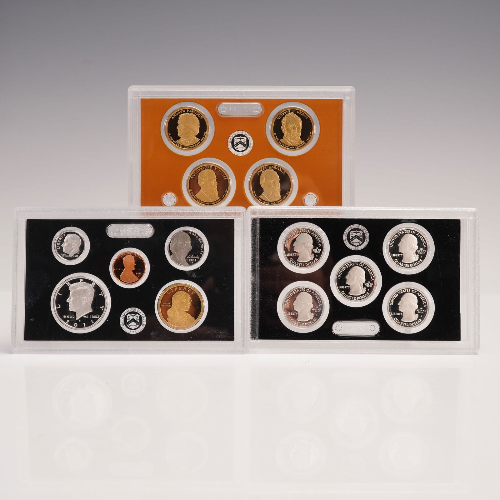 3pc 2011-S United States Mint Silver Proof Set (1 of 3)