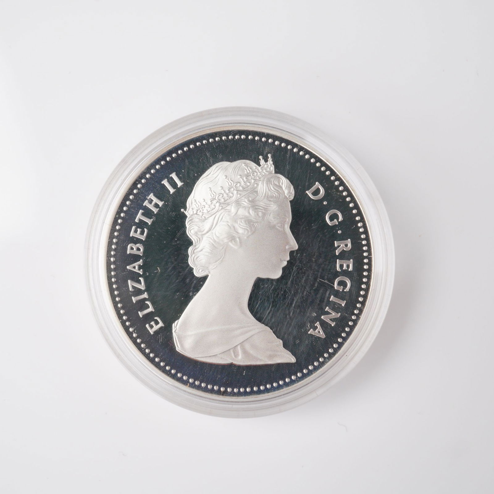 1982 Canadian Elizabeth II Regina Centennial Dollar Coin (1 of 2)