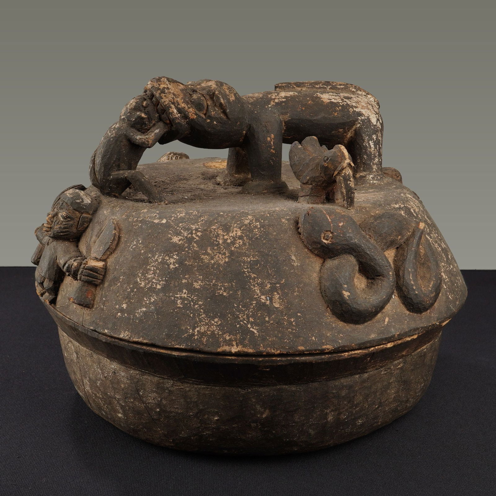 Yoruba Carved Wood Divination Bowl (1 of 4)