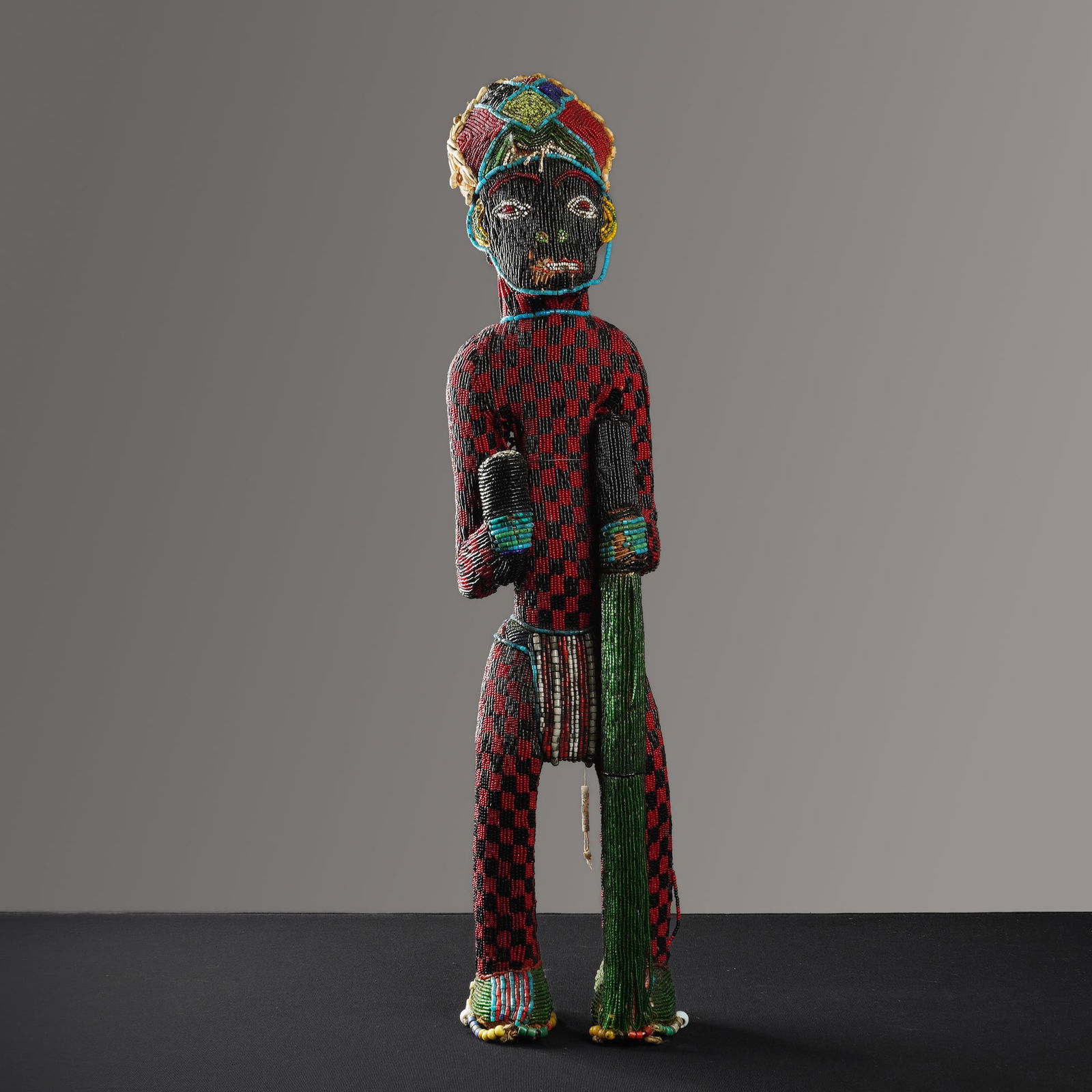 African Bamileke Beaded Figure (1 of 6)