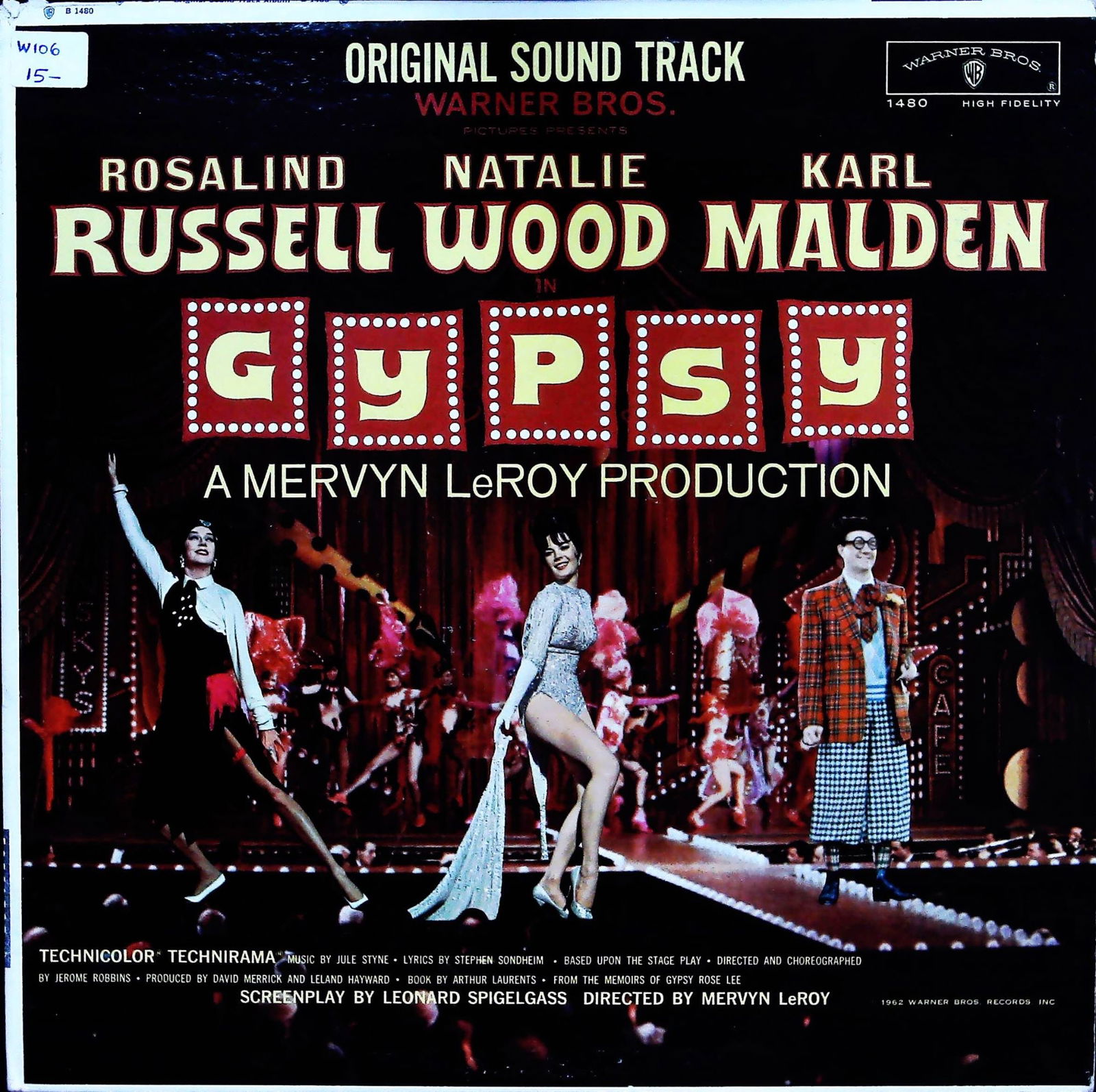 Gypsy: Original Motion Picture Sound Track LP (1 of 2)
