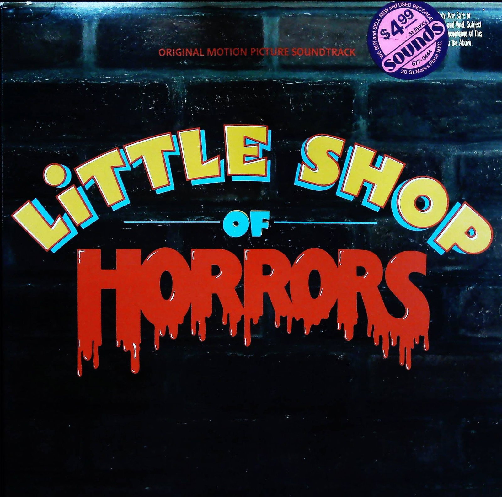 Little Shop of Horrors - Original Motion Picture Soundtrack (LP, Vinyl): Original vinyl LP soundtrack from the cult-classic film Little Shop of Horrors. Features music by Alan Menken with lyrics by Howard Ashman, including fan favorites like -?"Skid Row,-? -?"Somewhere Tha