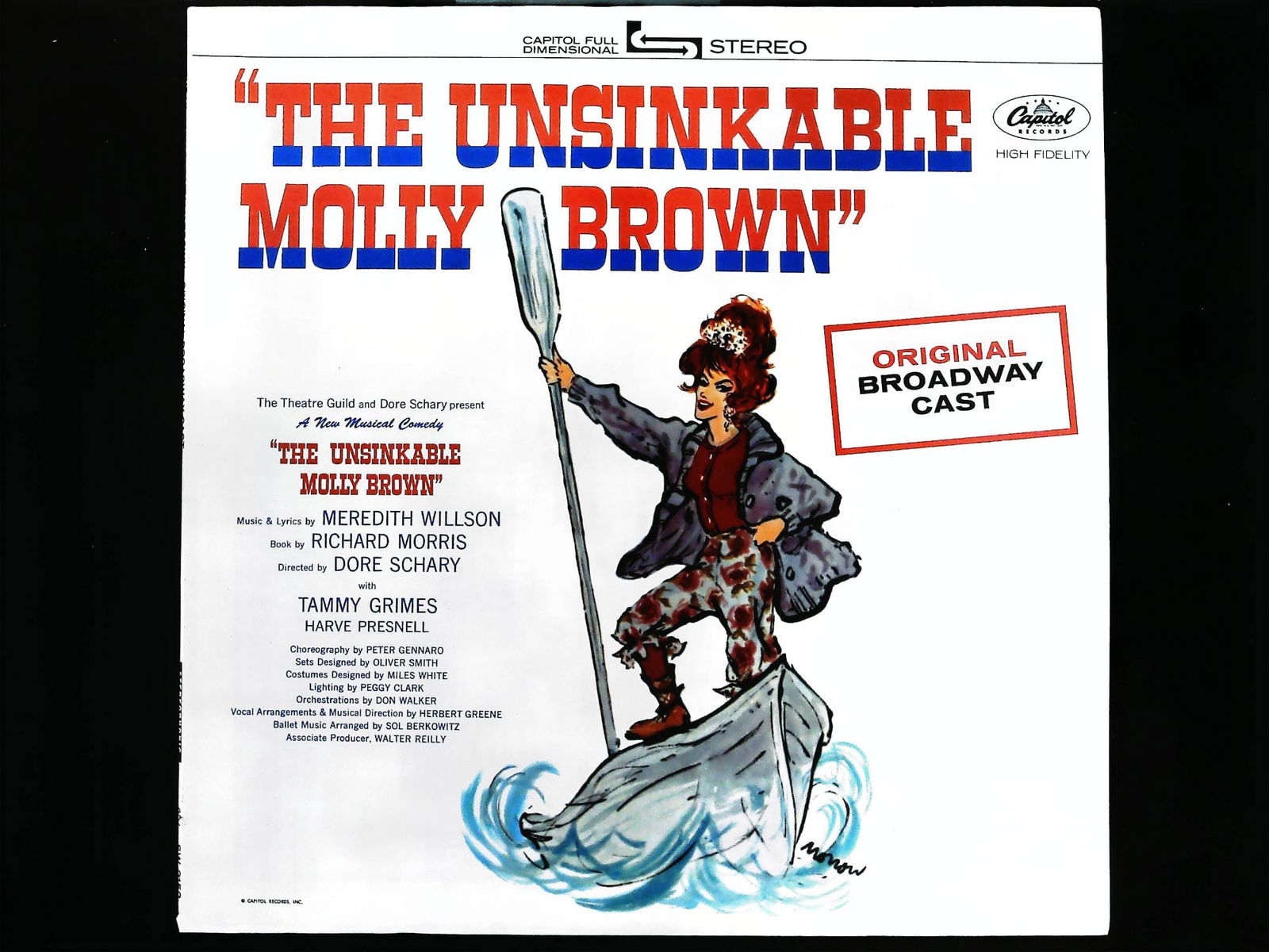 Meredith Willson, Unsinkable Molly Brown Broadway Cast Capitol 1960 Stereo (1 of 3)