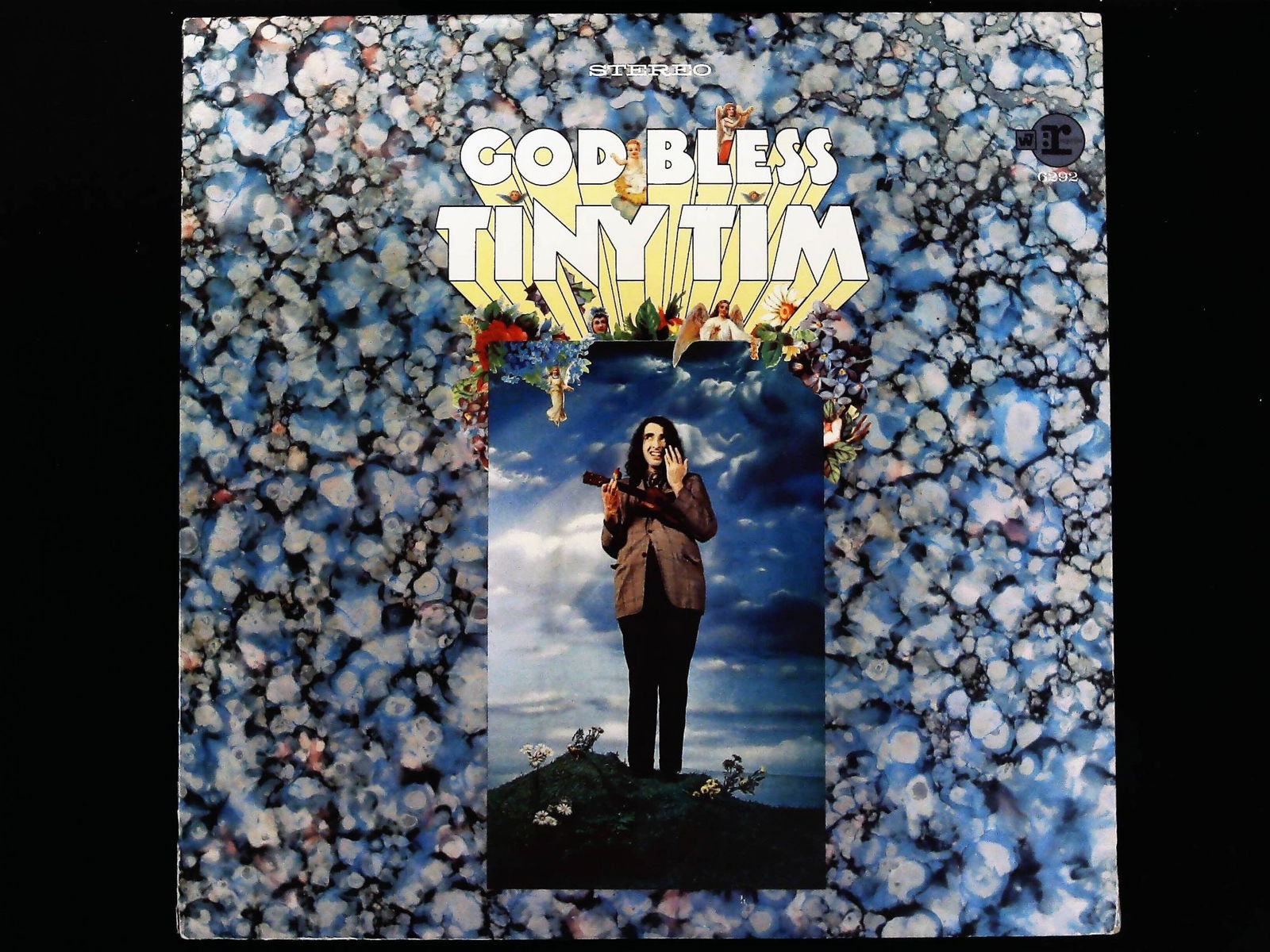 Tiny Tim. God Bless Tiny Tim, Reprise Records, 1968. Original LP Record: Artist: Tiny Tim (Herbert Khaury, 1932-1996). Full title: God Bless Tiny Tim. Burbank, California: Reprise Records (A Division of Warner Bros. - Seven Arts Records, Inc.), 1968. Original US release, s