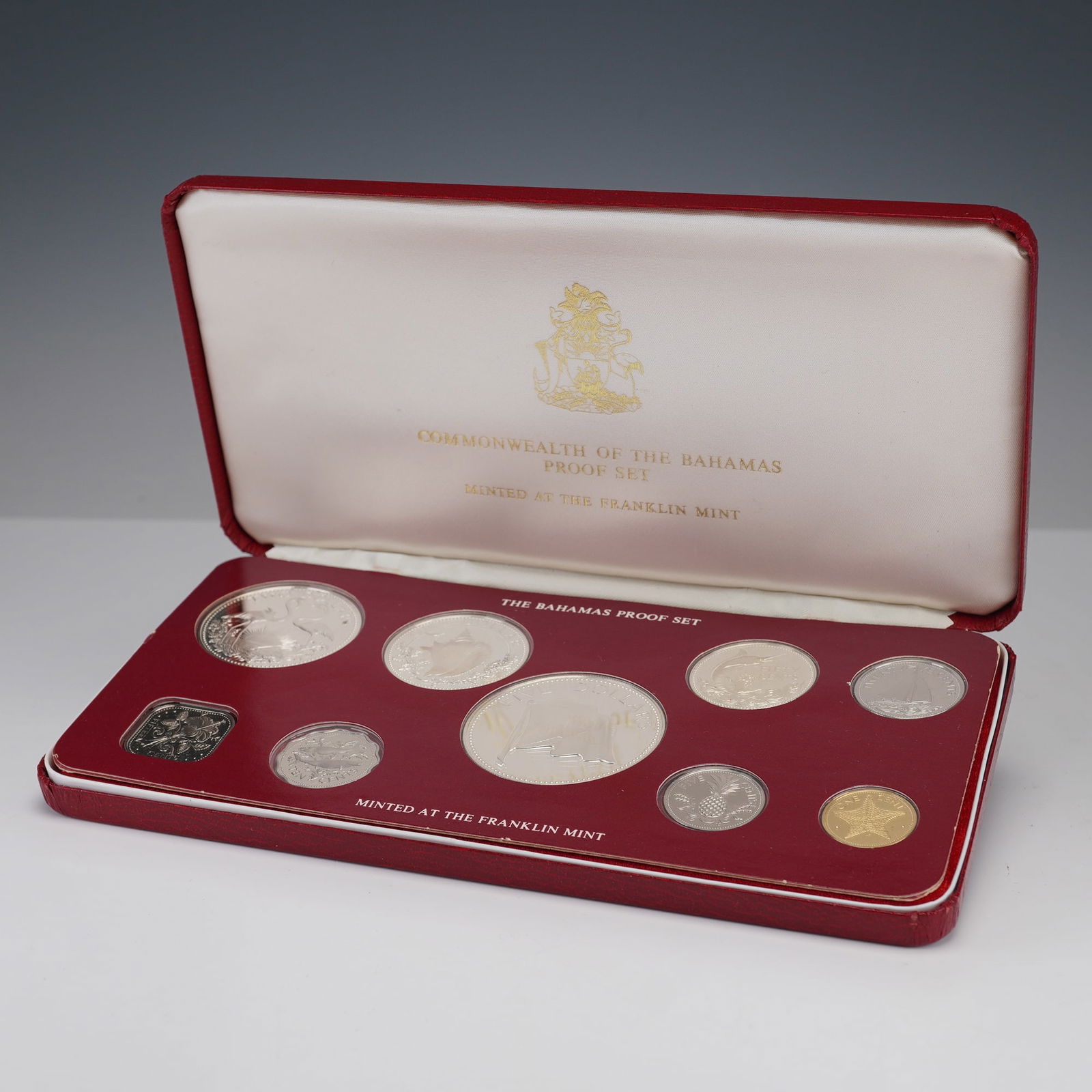 1976 Franklin Mint Proof Coin Set - Commonwealth of the Bahamas (1 of 4)