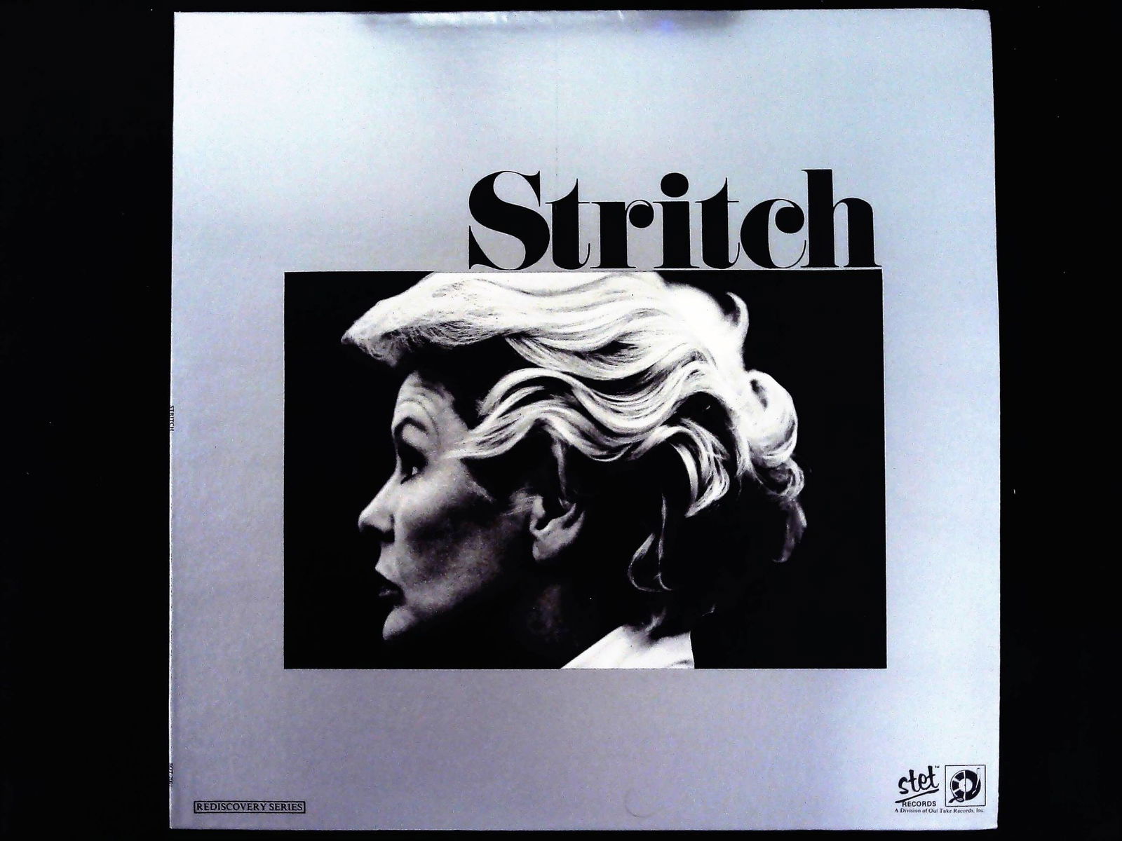 Elaine Stritch. Stritch. Stet Records, 1978. LP Recording.: Elaine Stritch. Stritch. New York: Stet Records, A Division of Out Take Records, Inc., 1978. Edition stated as part of the REDISCOVERY SERIES. A 12-inch vinyl LP record, catalog number SDT-2001, 33 1/