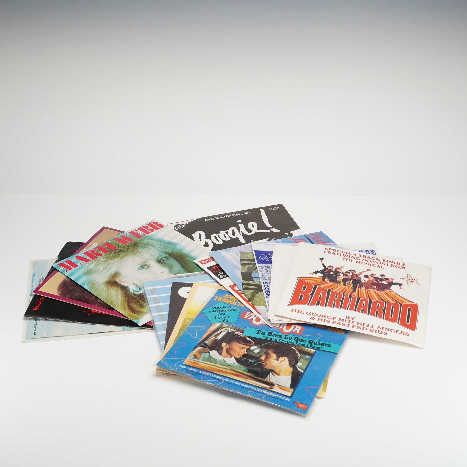 14 Vintage Vinyl Records 7-inch format (1 of 2)