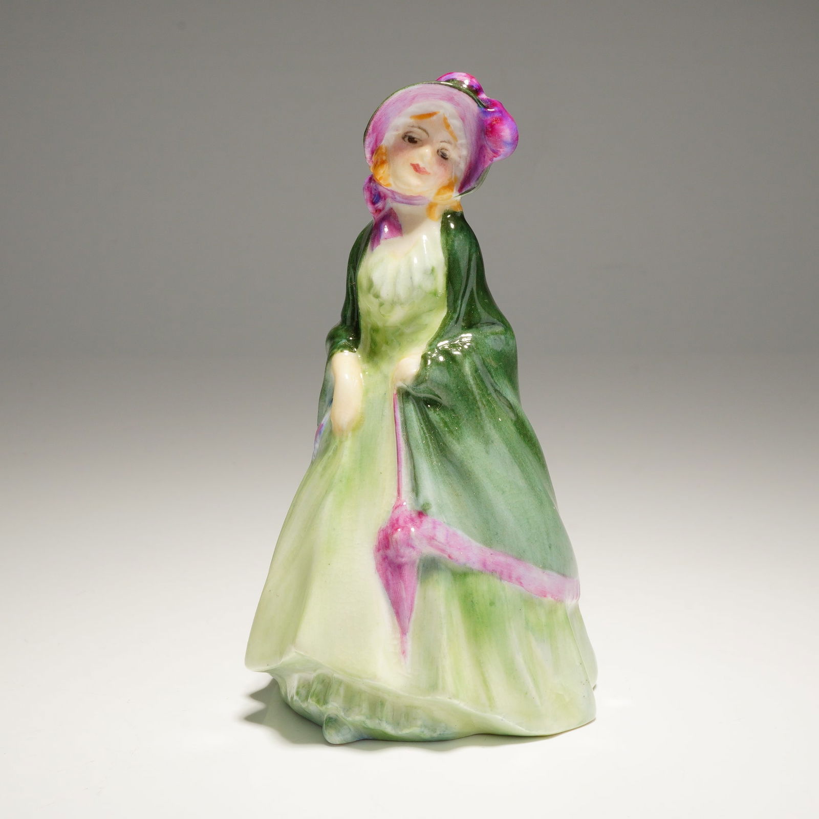 Royal Doulton Miniature Figurine The Paisley Shawl M26. (1 of 4)