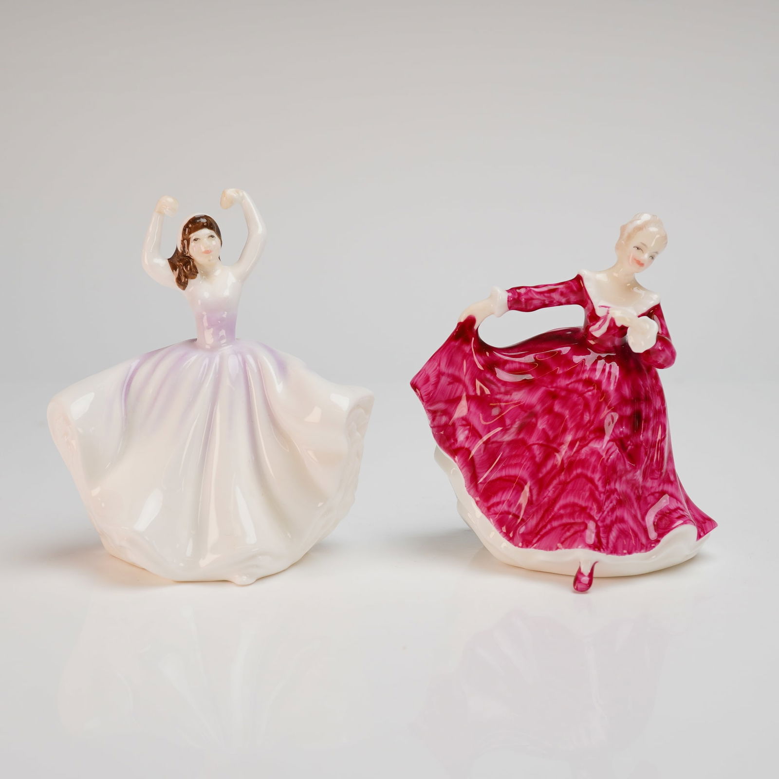 Two Royal Doulton Bone China Figurines, Kirsty (HN3213) and Karen (HN3270) (1 of 3)