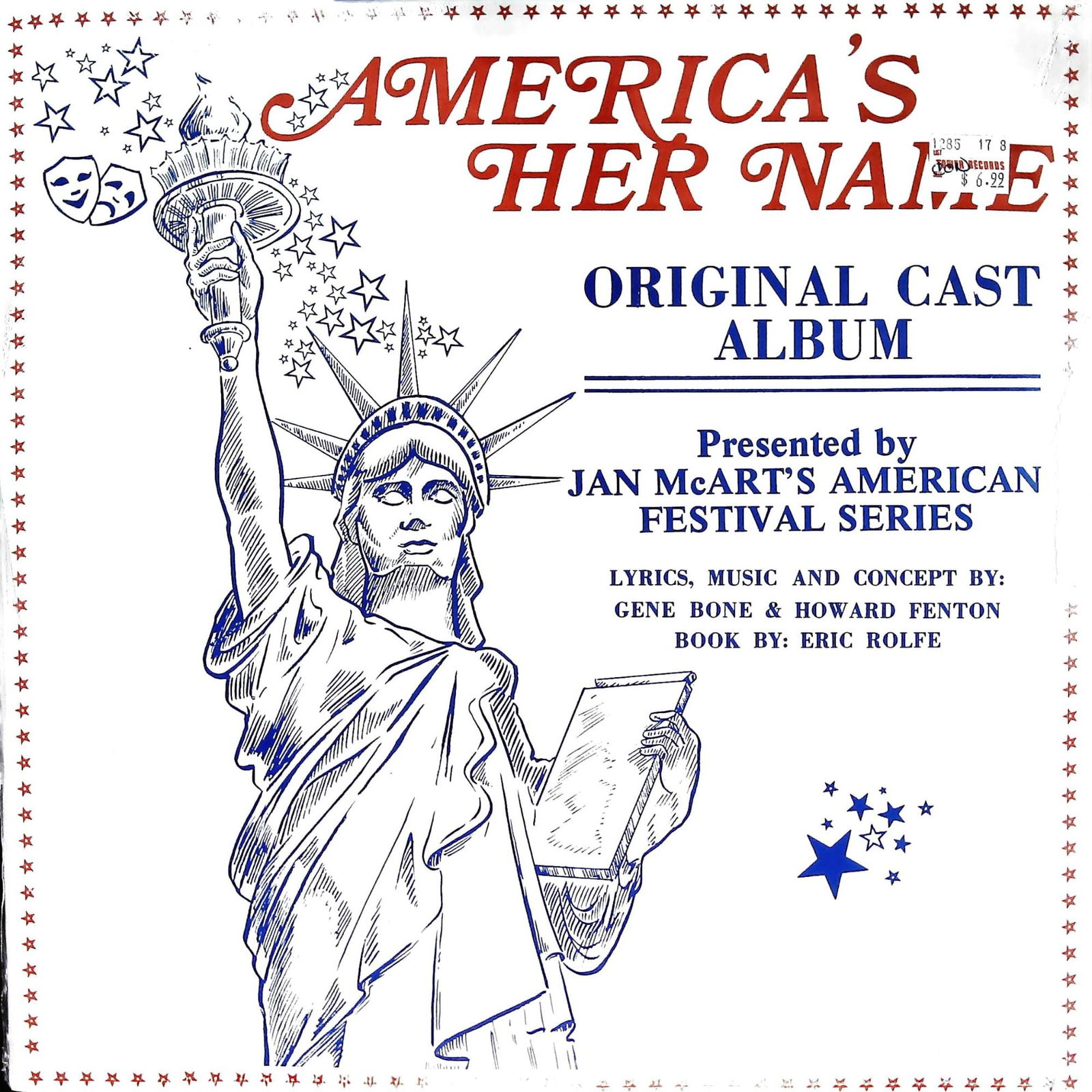 Americas Her Name: Original Cast Album, Presented by Jan McCarts American (1 of 2)
