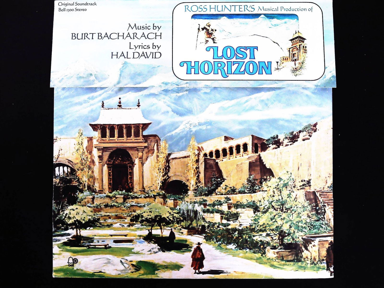 Bacharach & David - Lost Horizon Soundtrack Bell Records 1973: Burt Bacharach (Music) and Hal David (Lyrics). ROSS HUNTER'S Musical Production of LOST HORIZON. New York: Bell Records, A Division of Columbia Pictures Industries, Inc., 1973. First Pressing of the O
