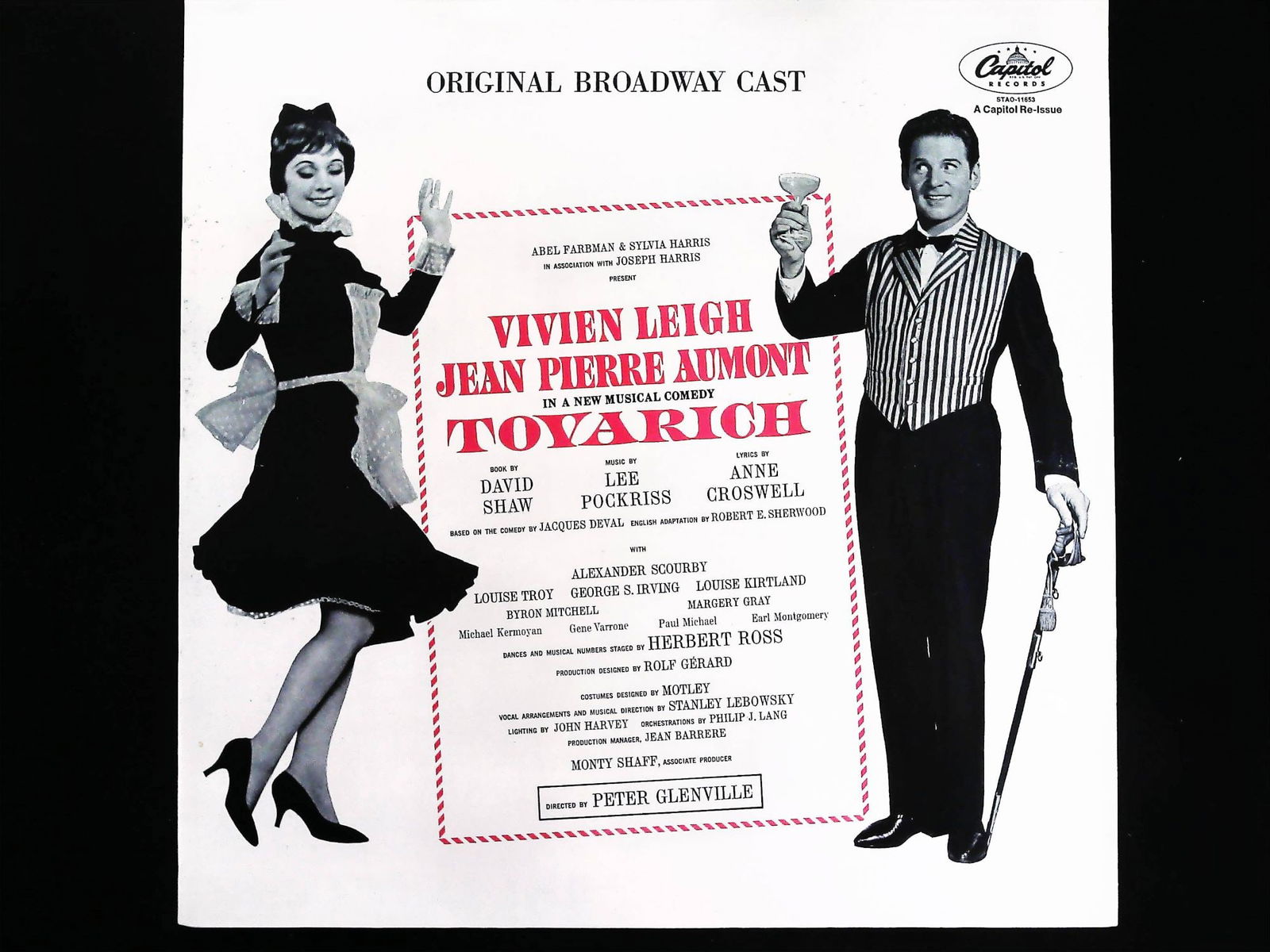 Capitol Records Tovarich Original Broadway Cast LP (1 of 3)