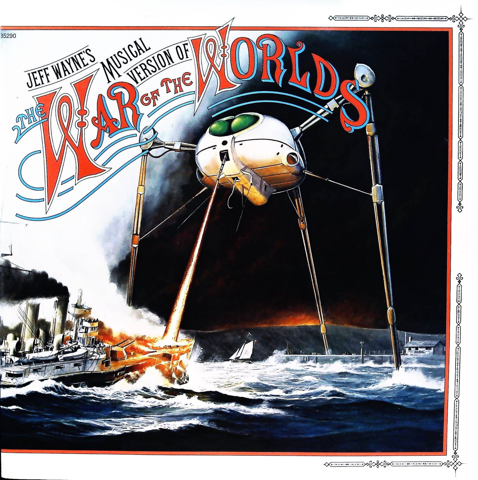 Jeff Wayne's Musical Version of The War of The Worlds, 1978 Album Sleeve (1 of 2)