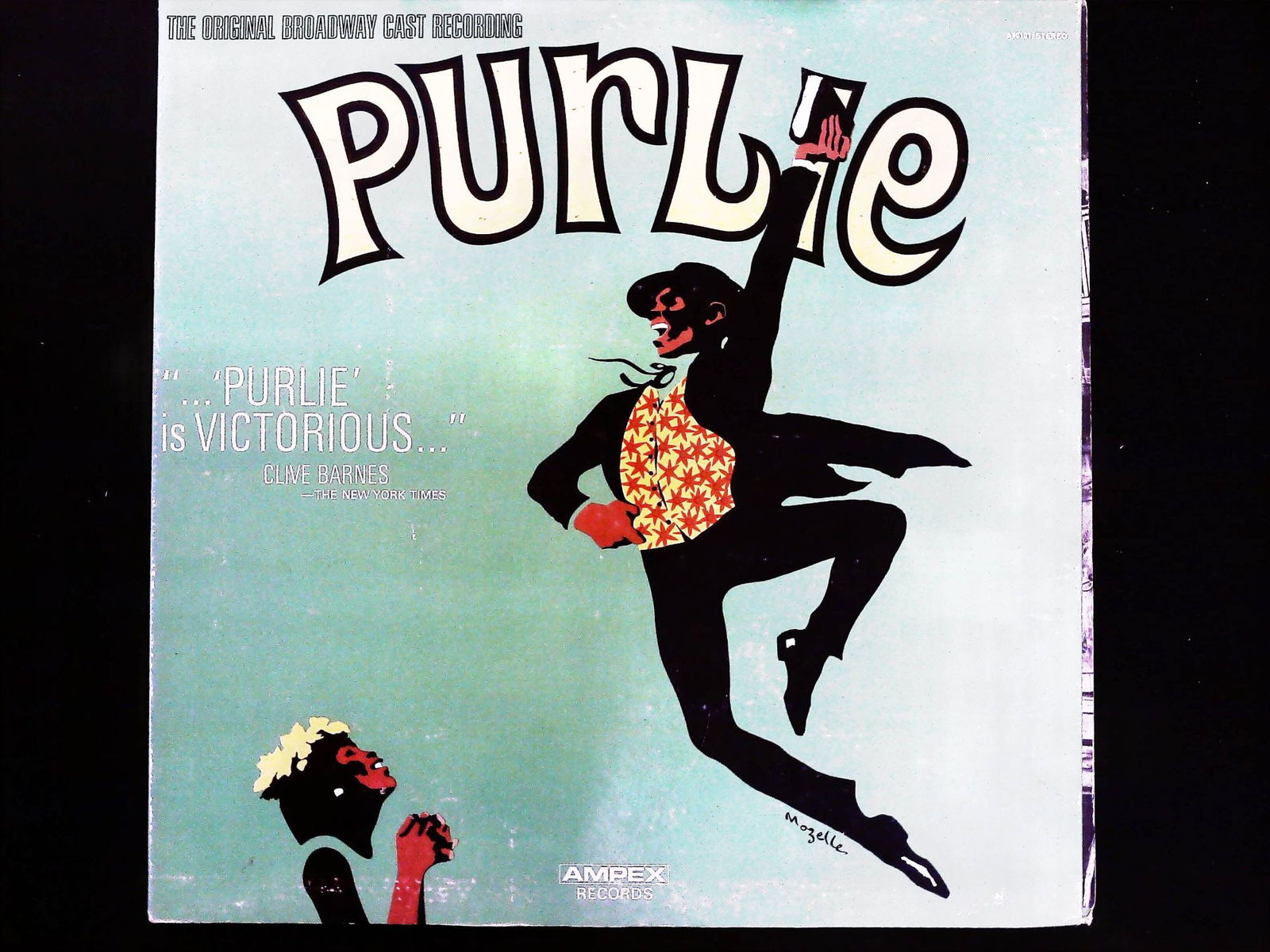 Purlie Broadway Cast Recording Ampex c.1970 First Pressing: Purlie: The Original Broadway Cast Recording. A New Musical Comedy based on Purlie Victorious, By Ossie Davis. New York: Ampex Records (Catalog A/R 11002), [c. 1970]. First Pressing of the Original Br