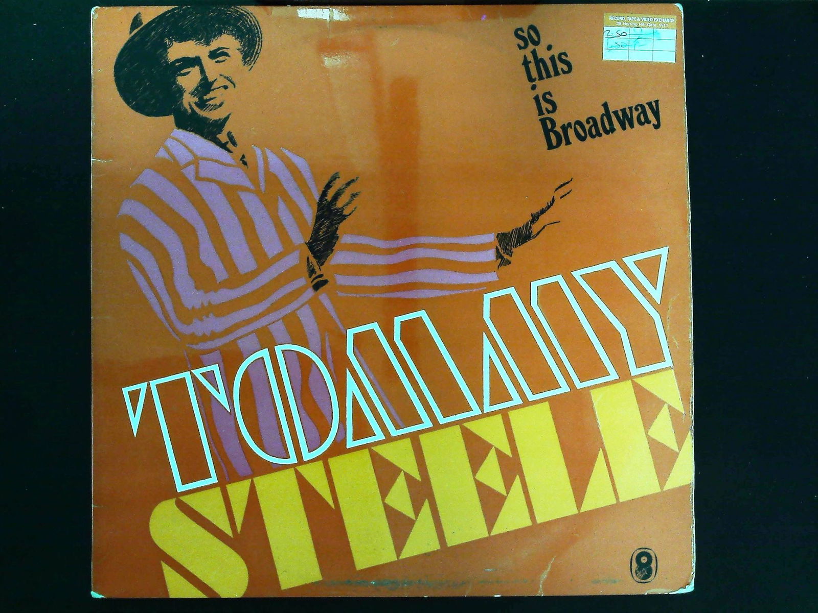 Tommy Steele So This Is Broadway World Record Club LP Record (1 of 3)
