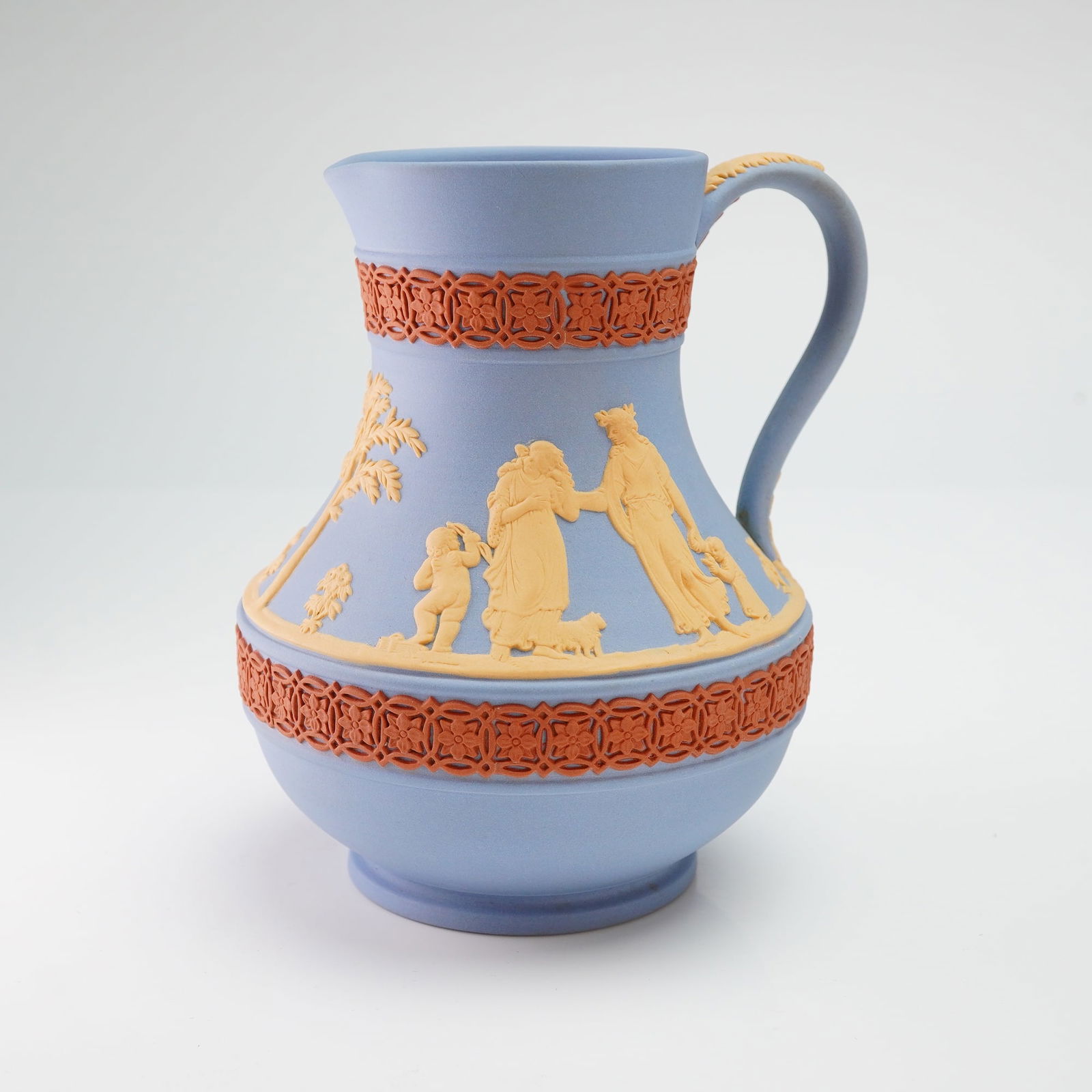 Wedgwood Tricolor Jasperware Etruscan Jug (1 of 5)