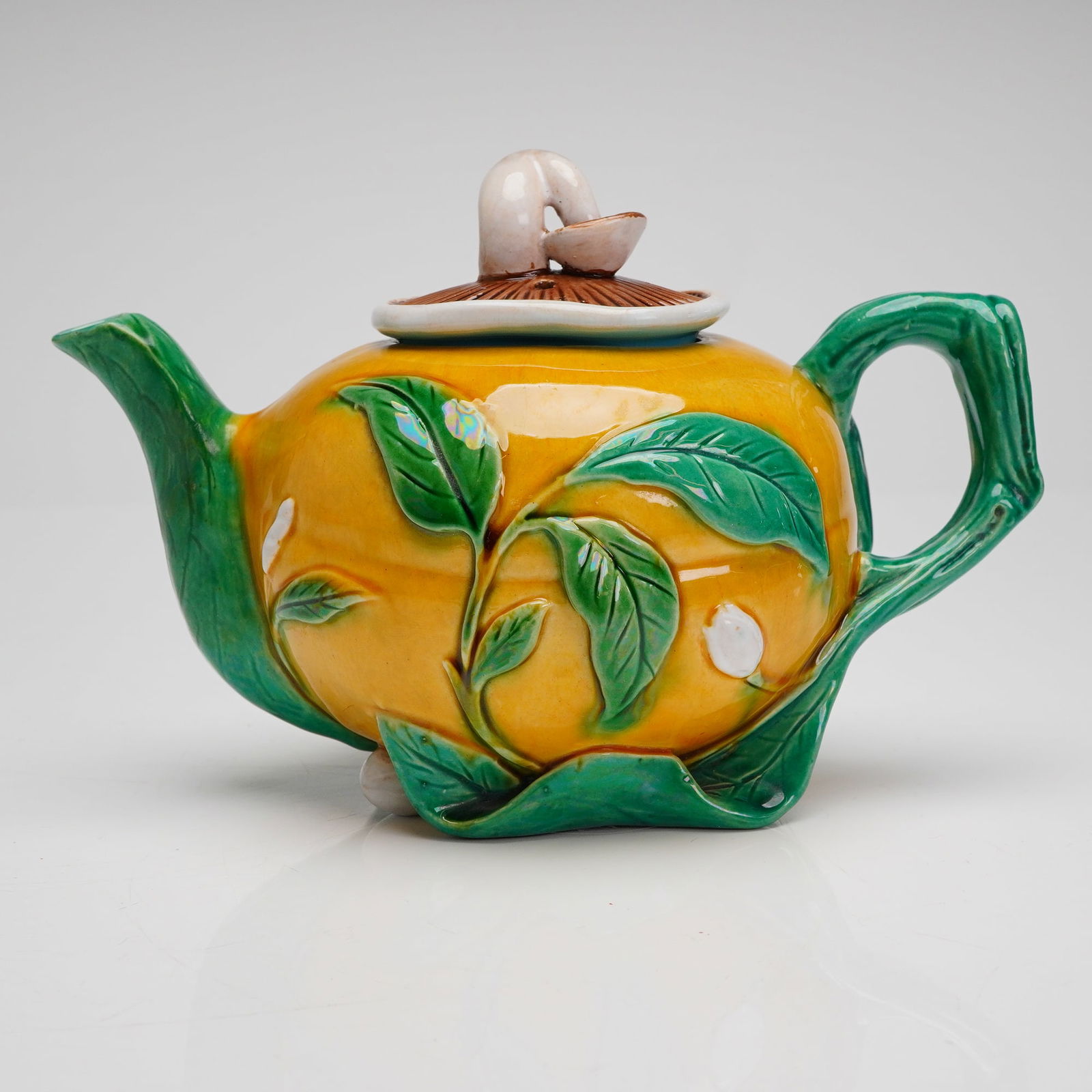 Minton Majolica Mushroom Teapot (1 of 5)