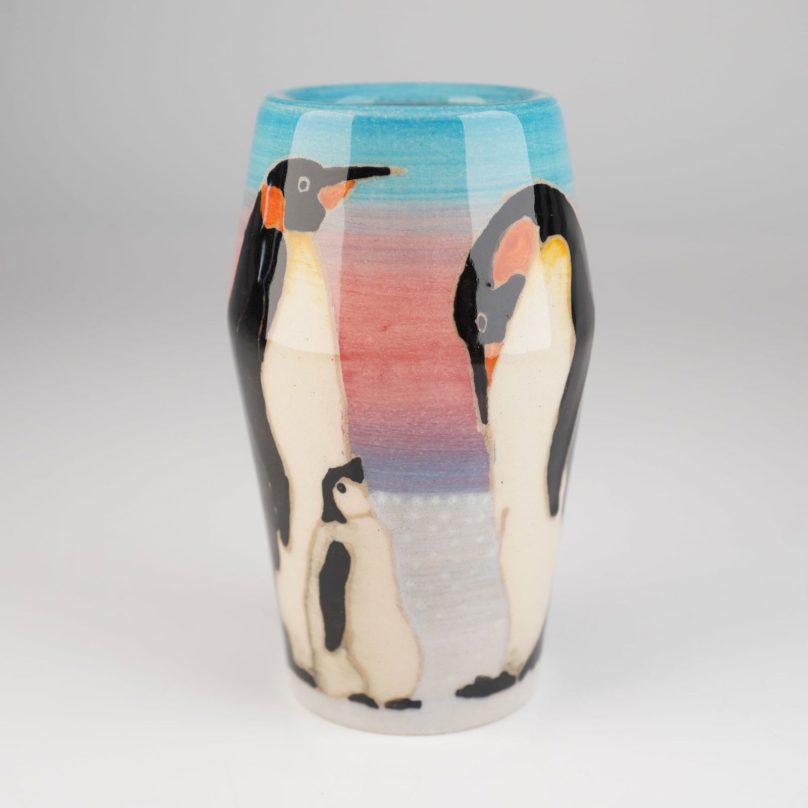 Dennis Chinaworks Sally Tuffin Design Penguin Bud Vase (1 of 4)