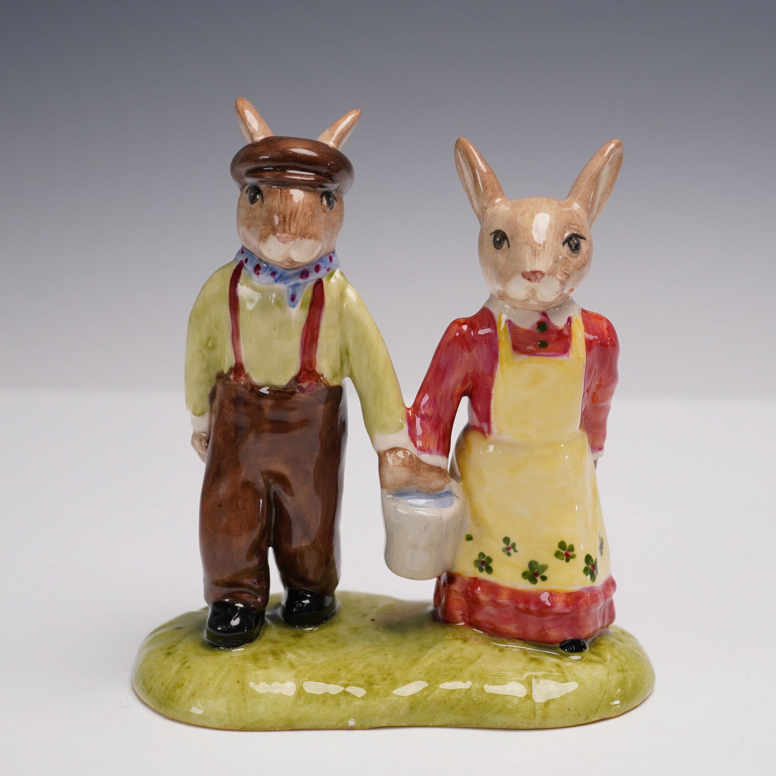 Royal Doulton Prototype Colorway Bunnykins, Jack and Jill (1 of 3)