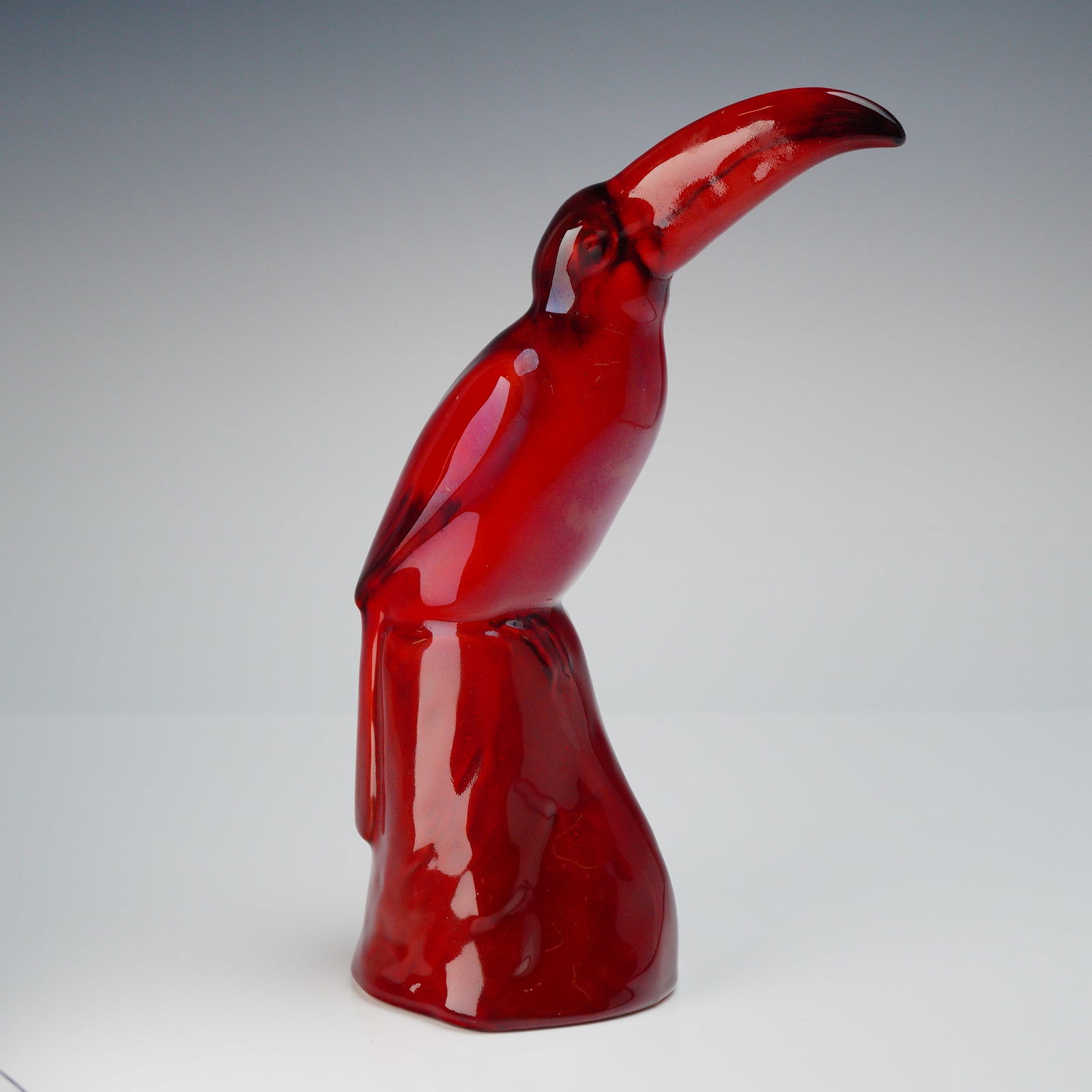 Royal Doulton Flambe Glazed Toucan Figurine (1 of 4)