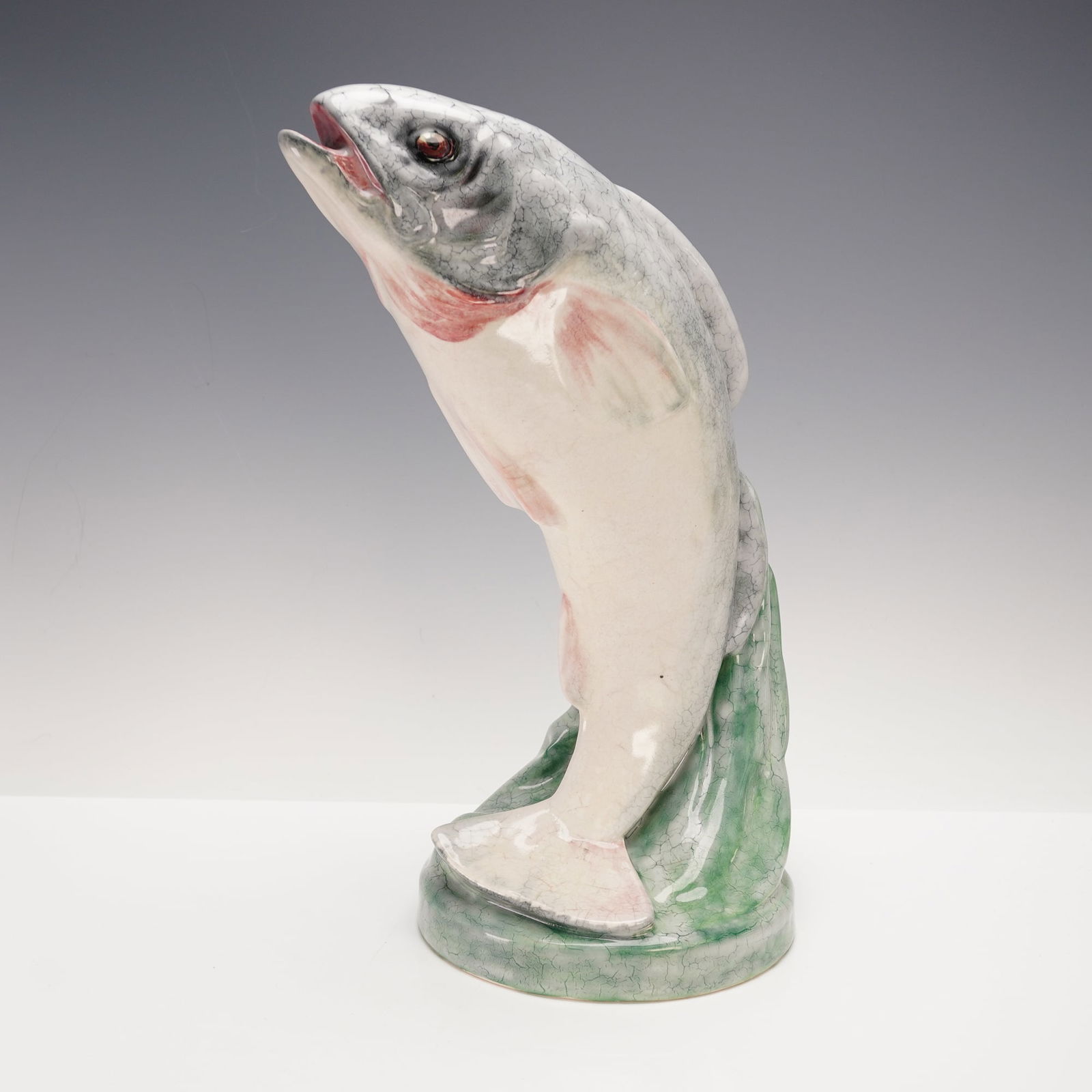 Rare Royal Doulton Colorway Figurine, Leaping Salmon (1 of 3)