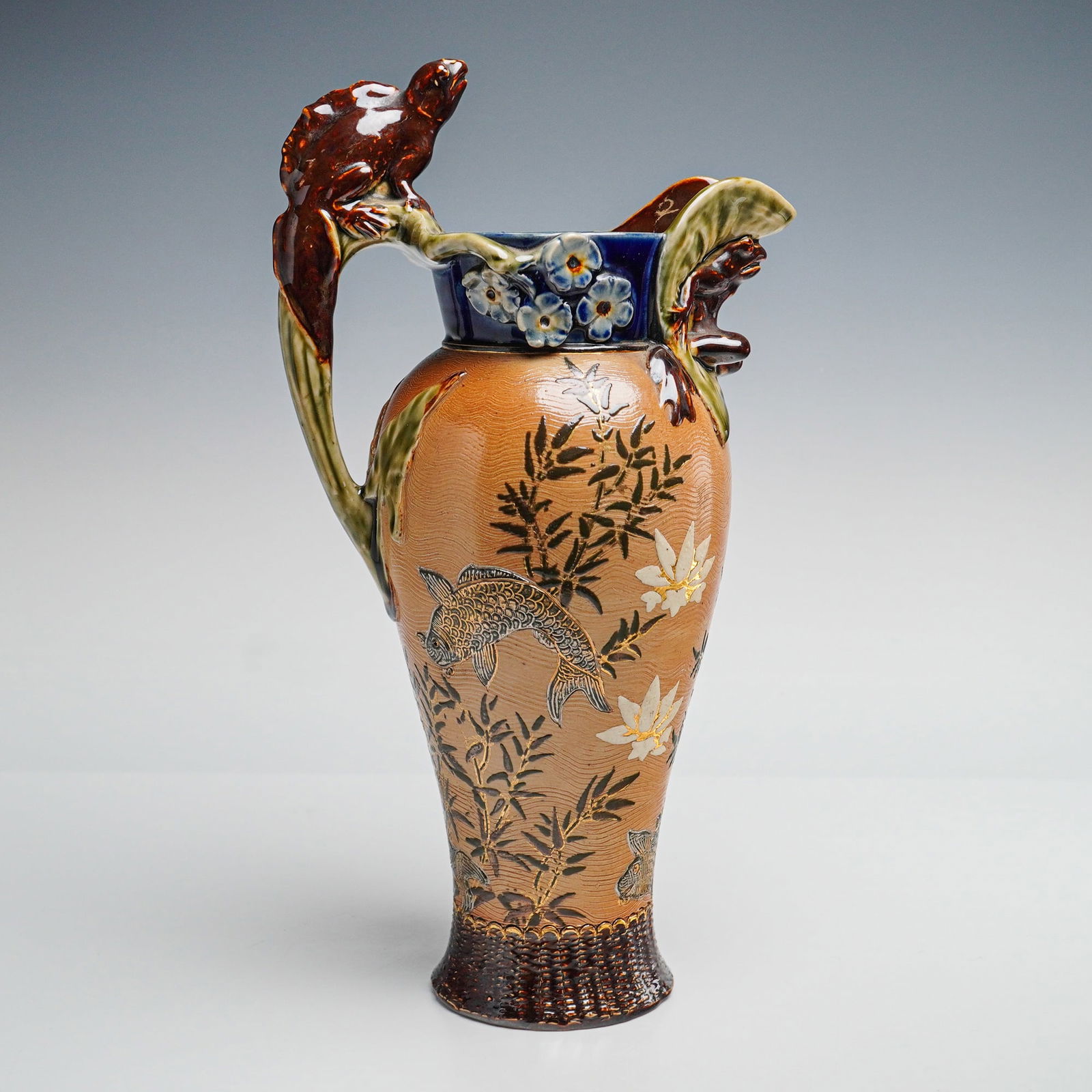 Doulton Lambeth Attributed to Mark V. Marshall Stoneware Ewer (1 of 5)