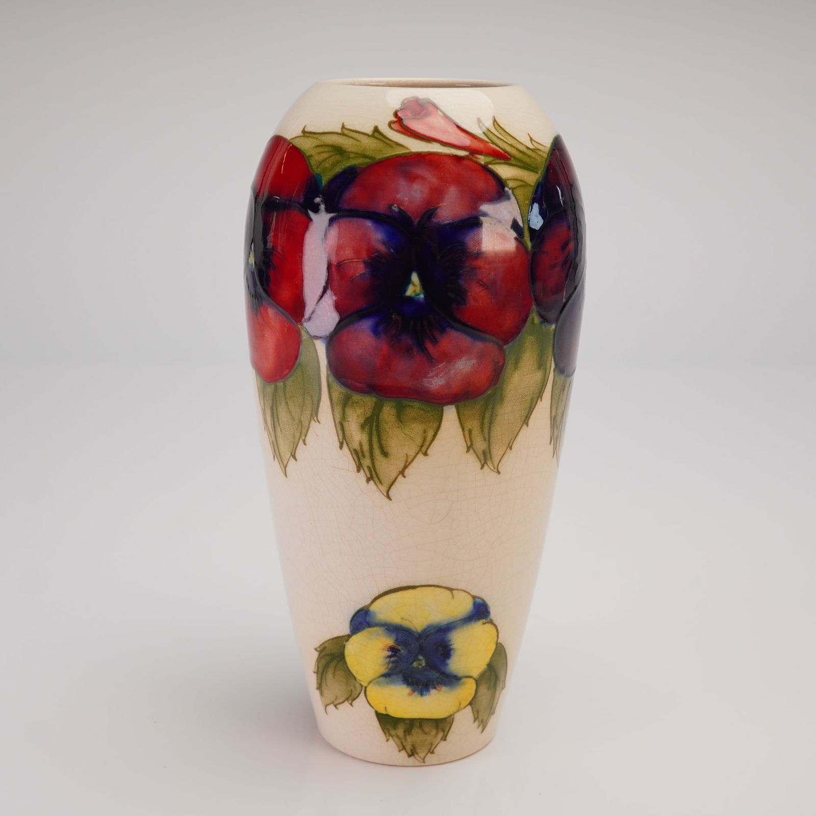 A Moorcroft Pansy Vase (1 of 3)