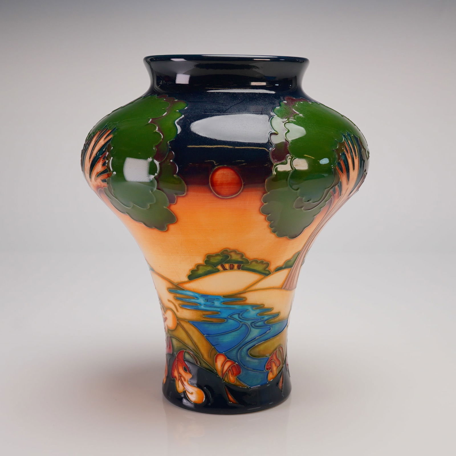 A Moorcroft Pottery by Emma Bossons Vase, Evening Sky (1 of 3)