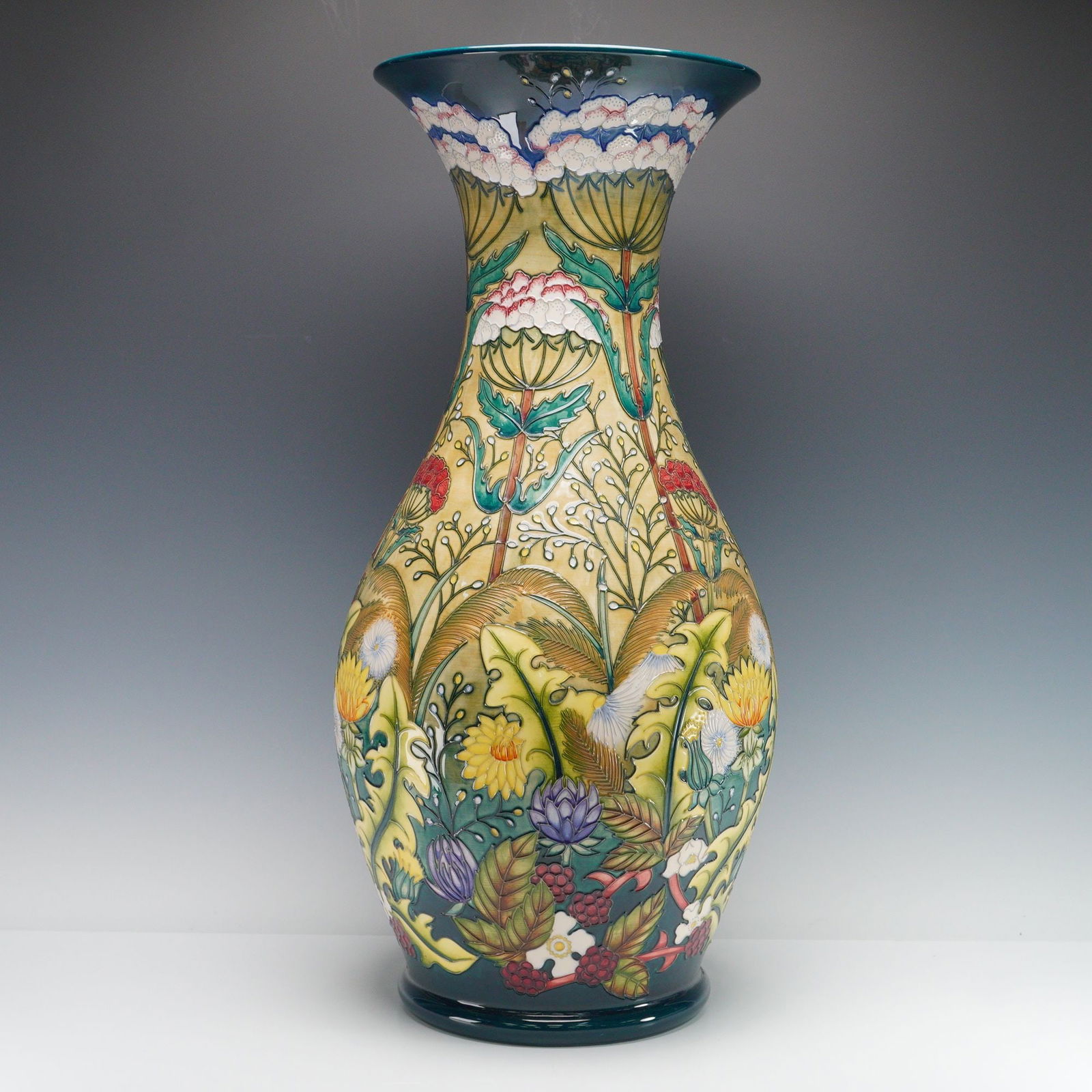 Moorcroft Pottery by Rachel Bishop Vase, Ryden Lane (1 of 5)