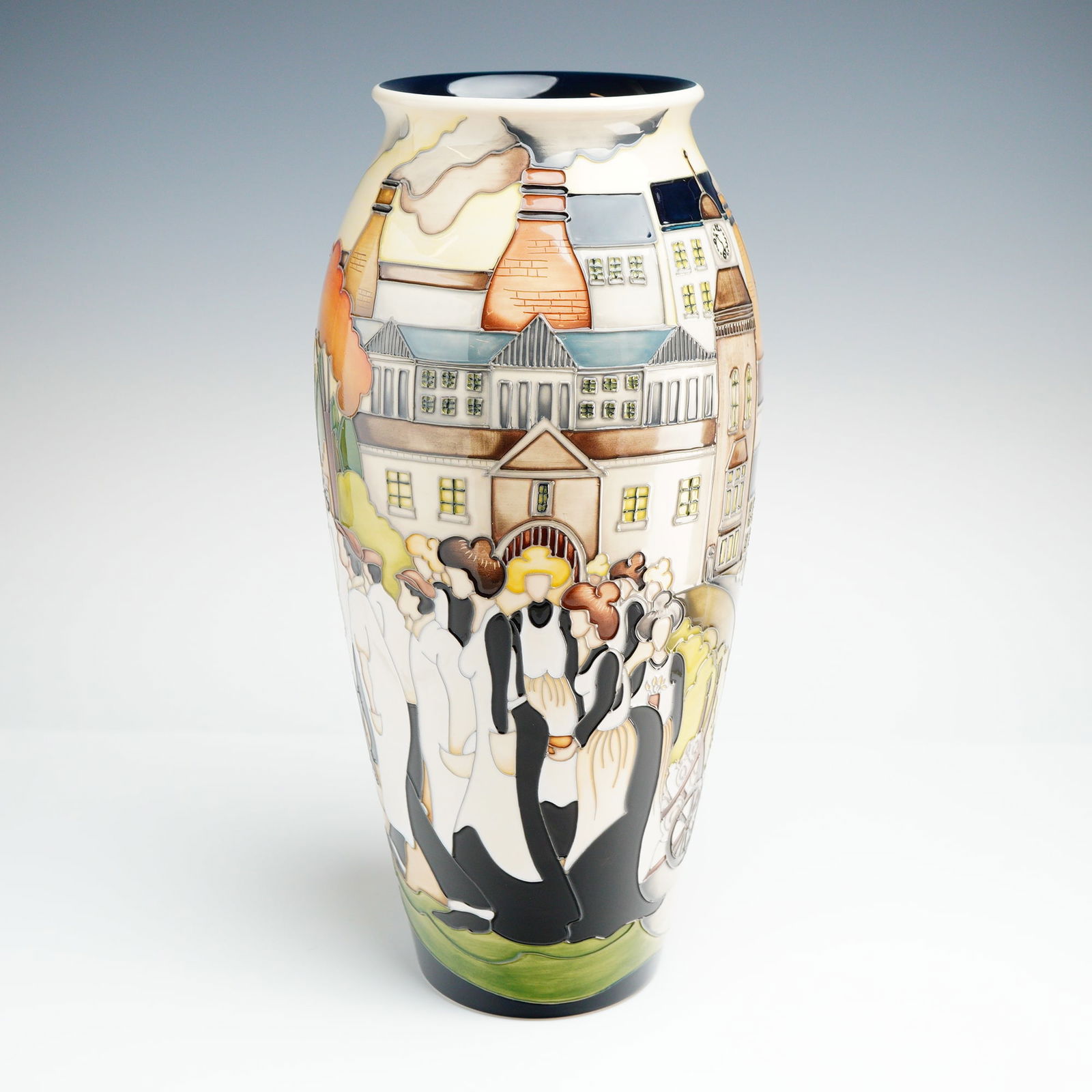 Moorcroft Pottery Limited Edition Vase, The Walk (1 of 5)