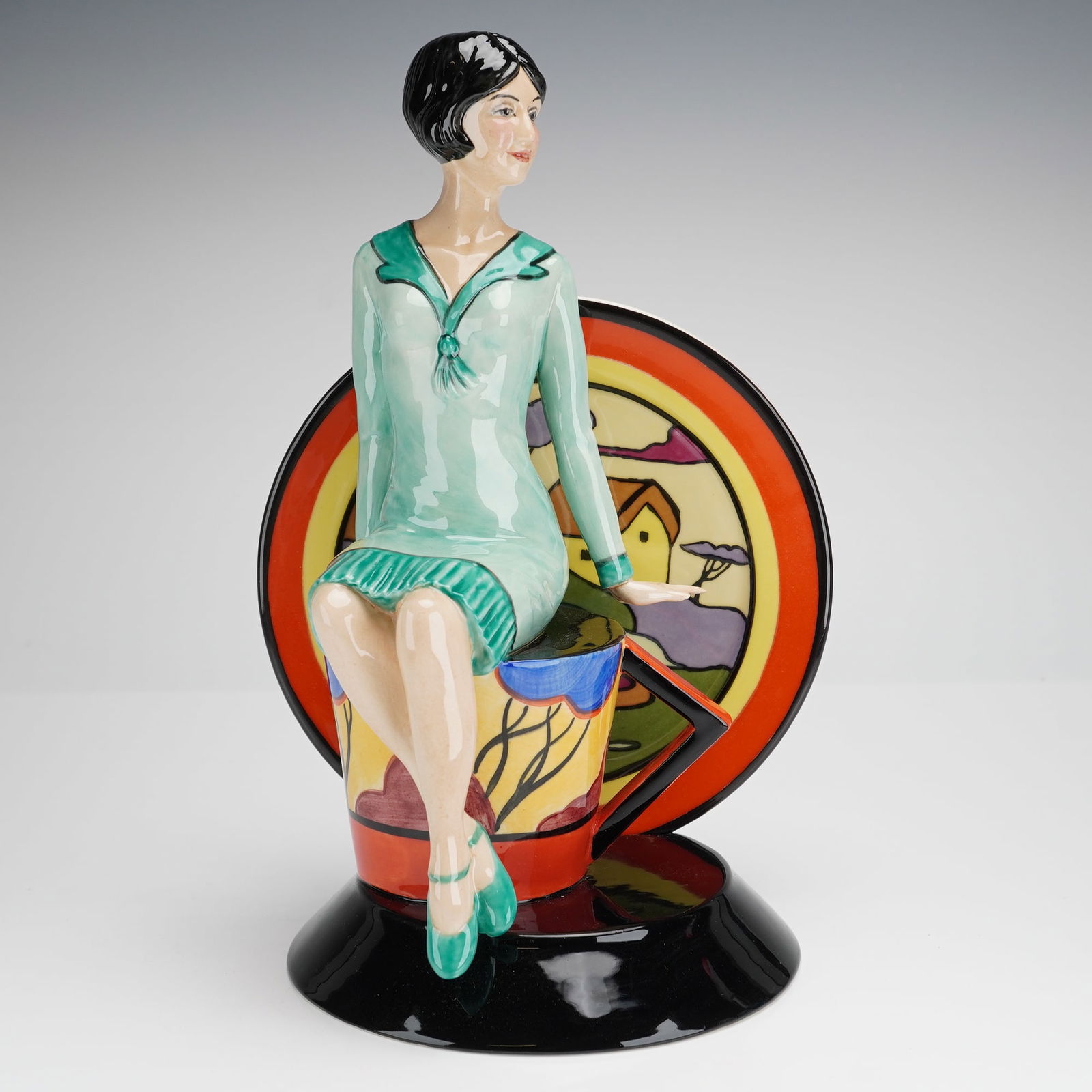 Kevin Francis Ceramic Figurine, Young Clarice Cliff (1 of 3)