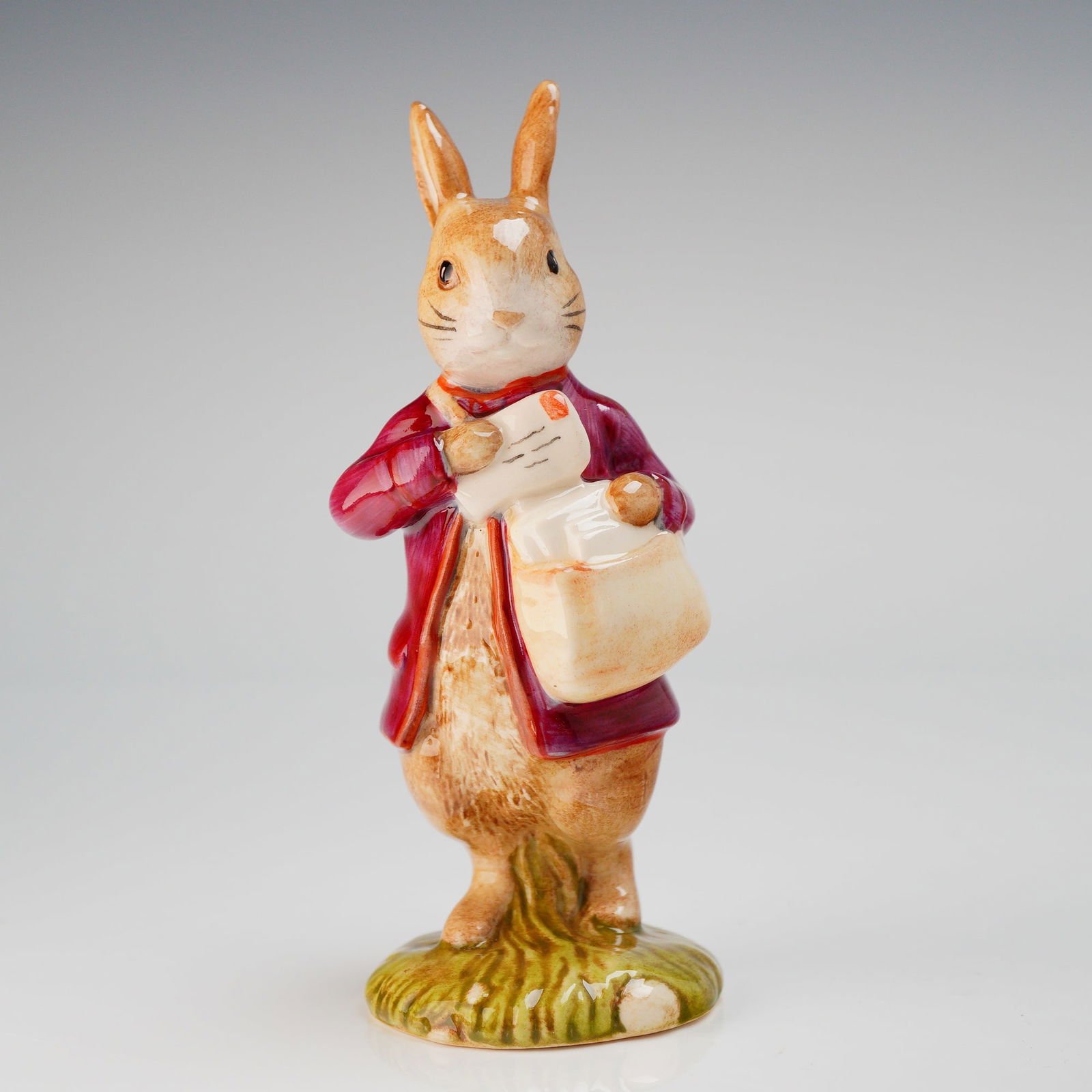 Royal Doulton Peter Rabbit With Postbag Figurine Prototype (1 of 4)