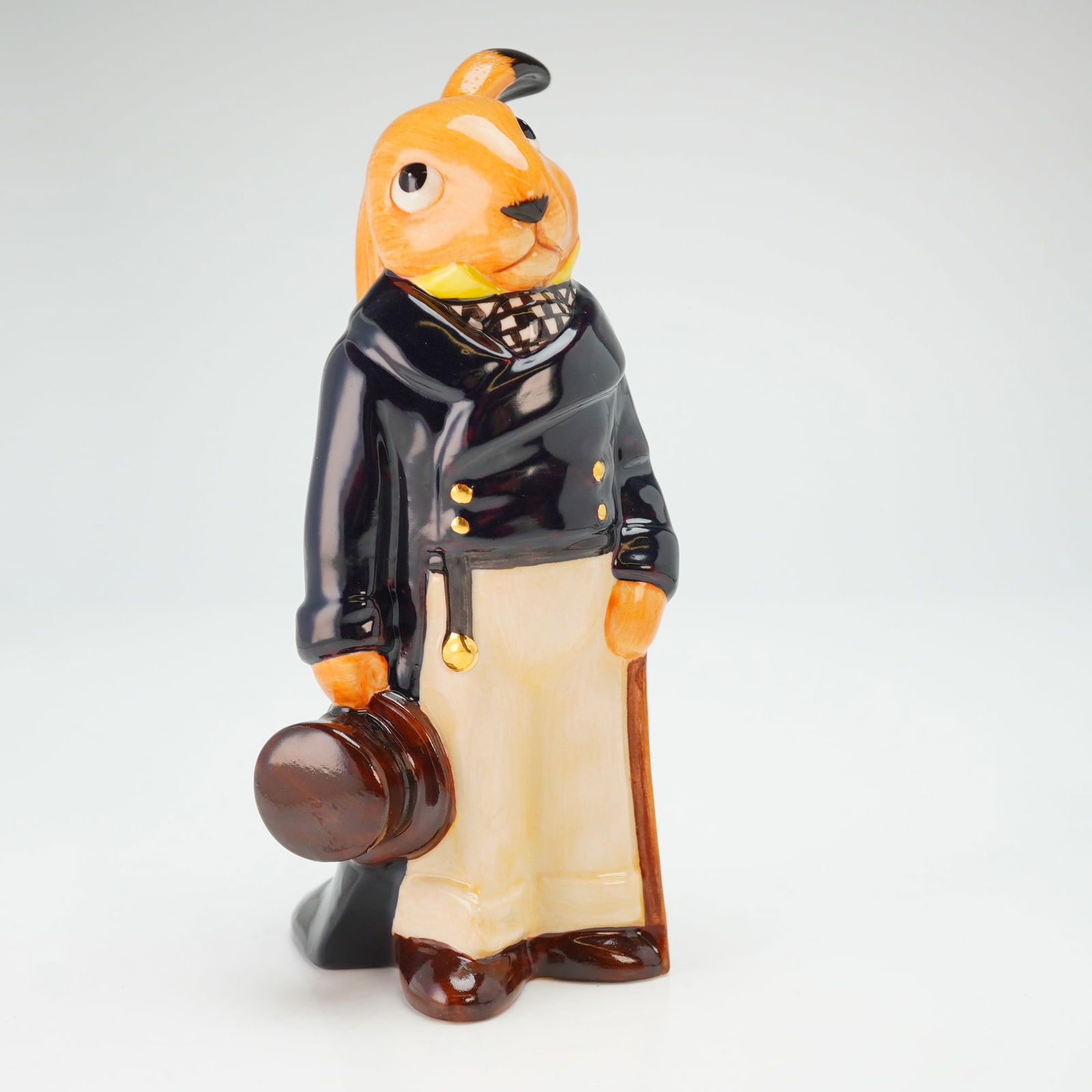 Royal Doulton Bunnykins 1 of Only 3 Made Blue Colorway Figurine, Huntsman (1 of 5)