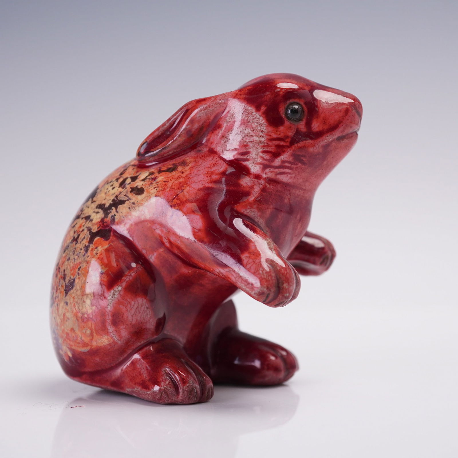Bernard Moore Flambe Rabbit Figurine (1 of 5)