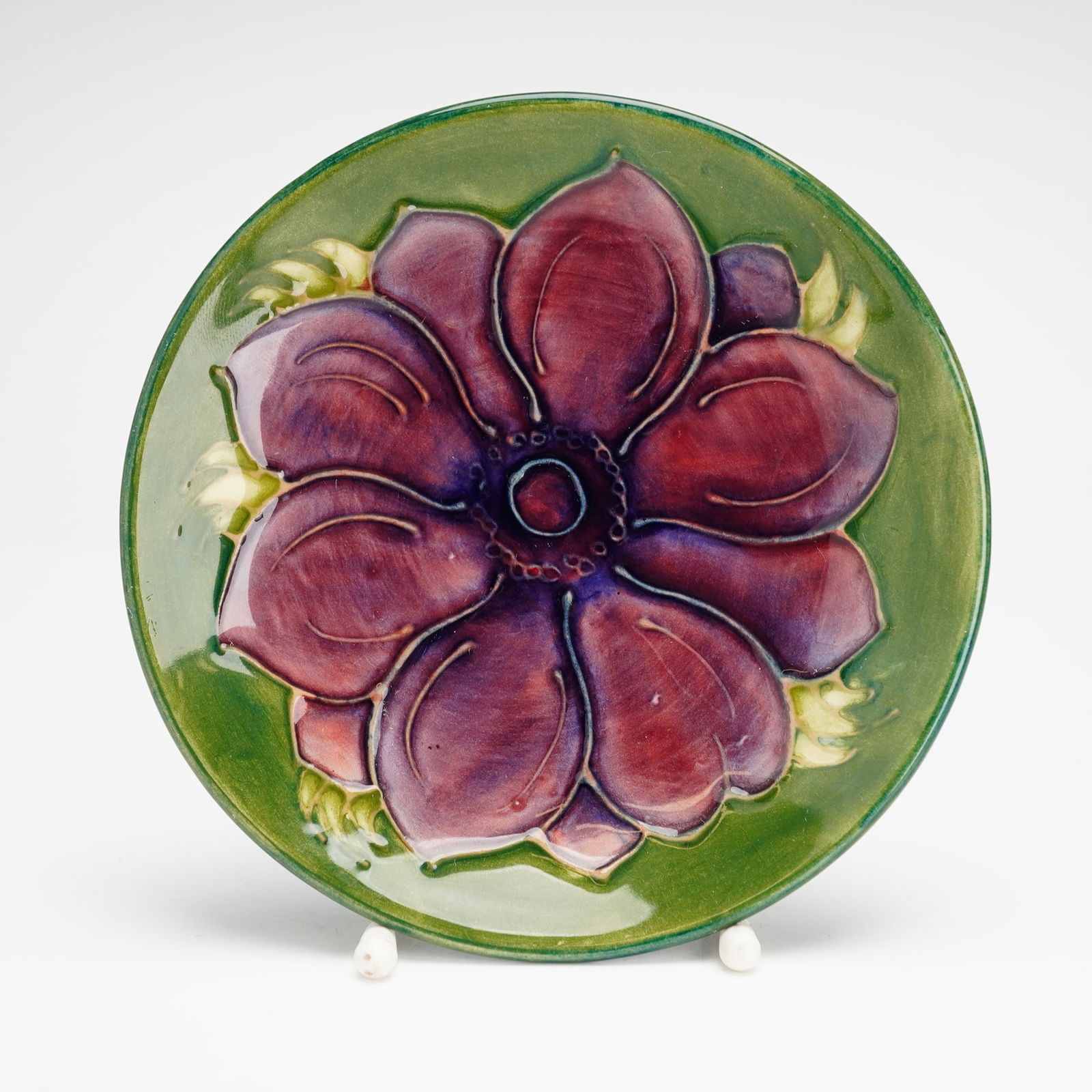 Moorcroft Pottery Dish, Clematis (1 of 5)