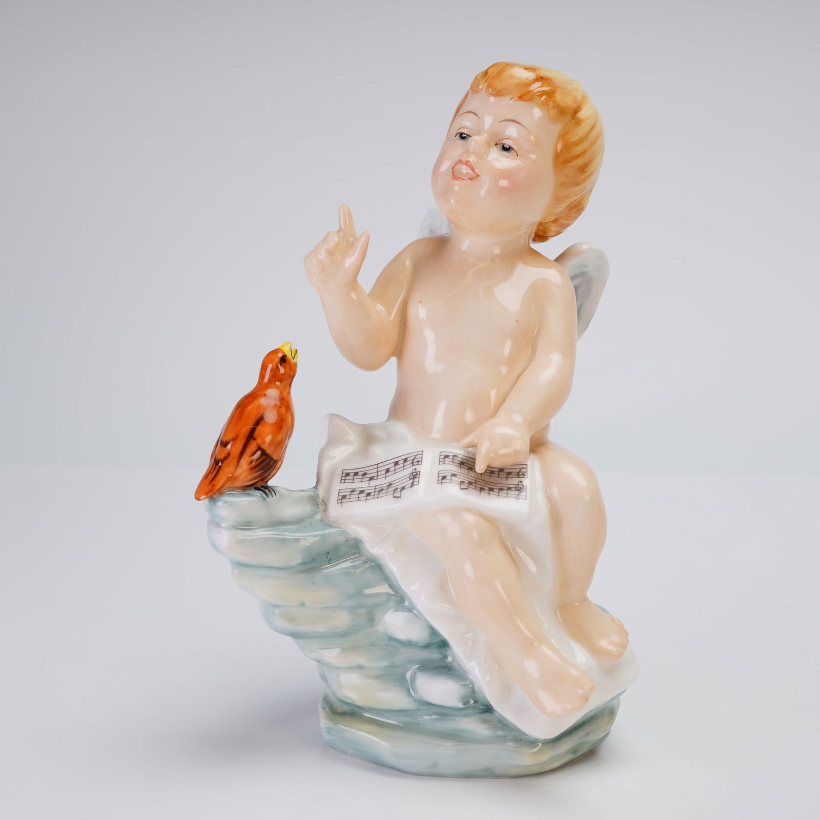Doulton International Cherub of the Arts Figurine, Song (1 of 3)