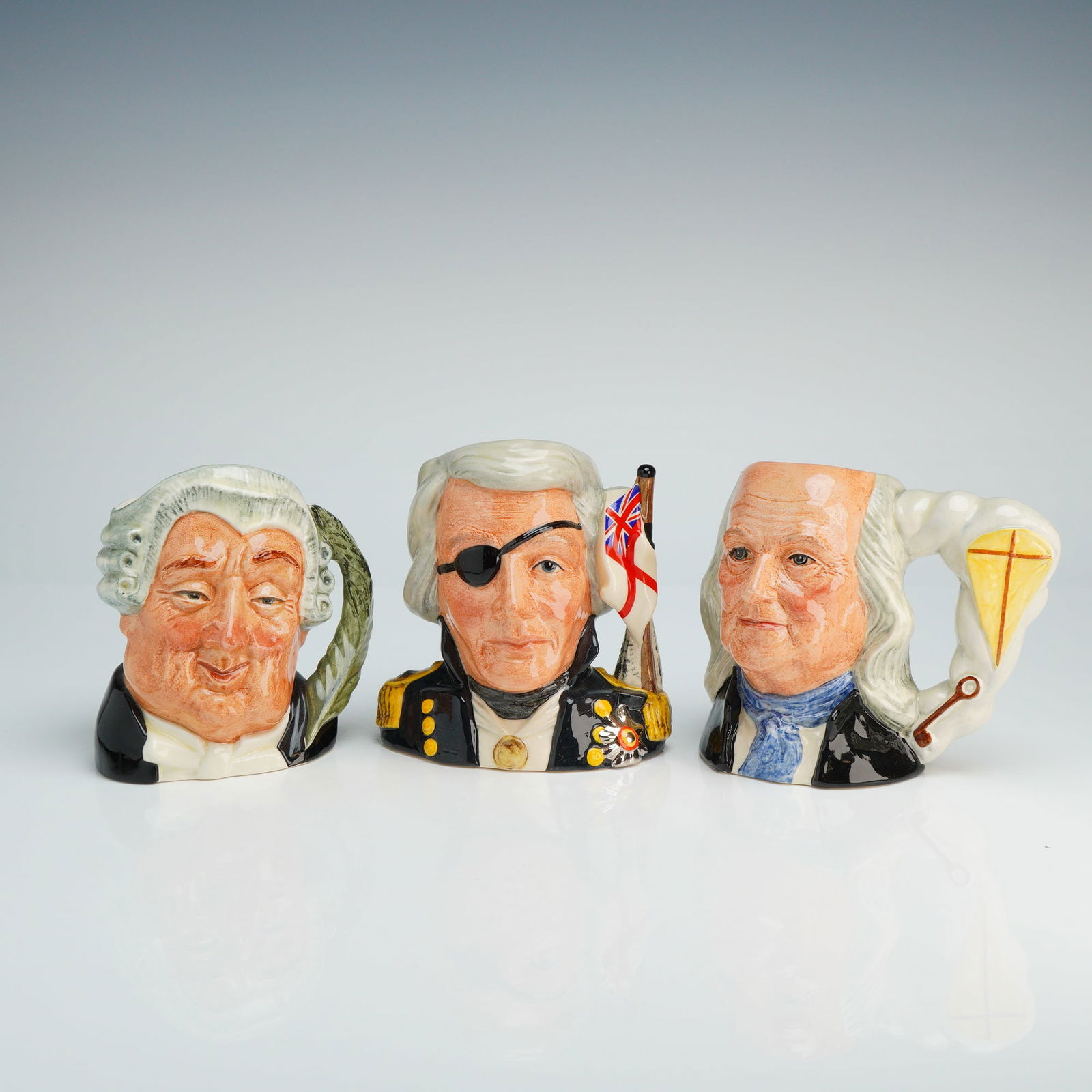 3pc Royal Doulton Small Character Jugs (1 of 4)