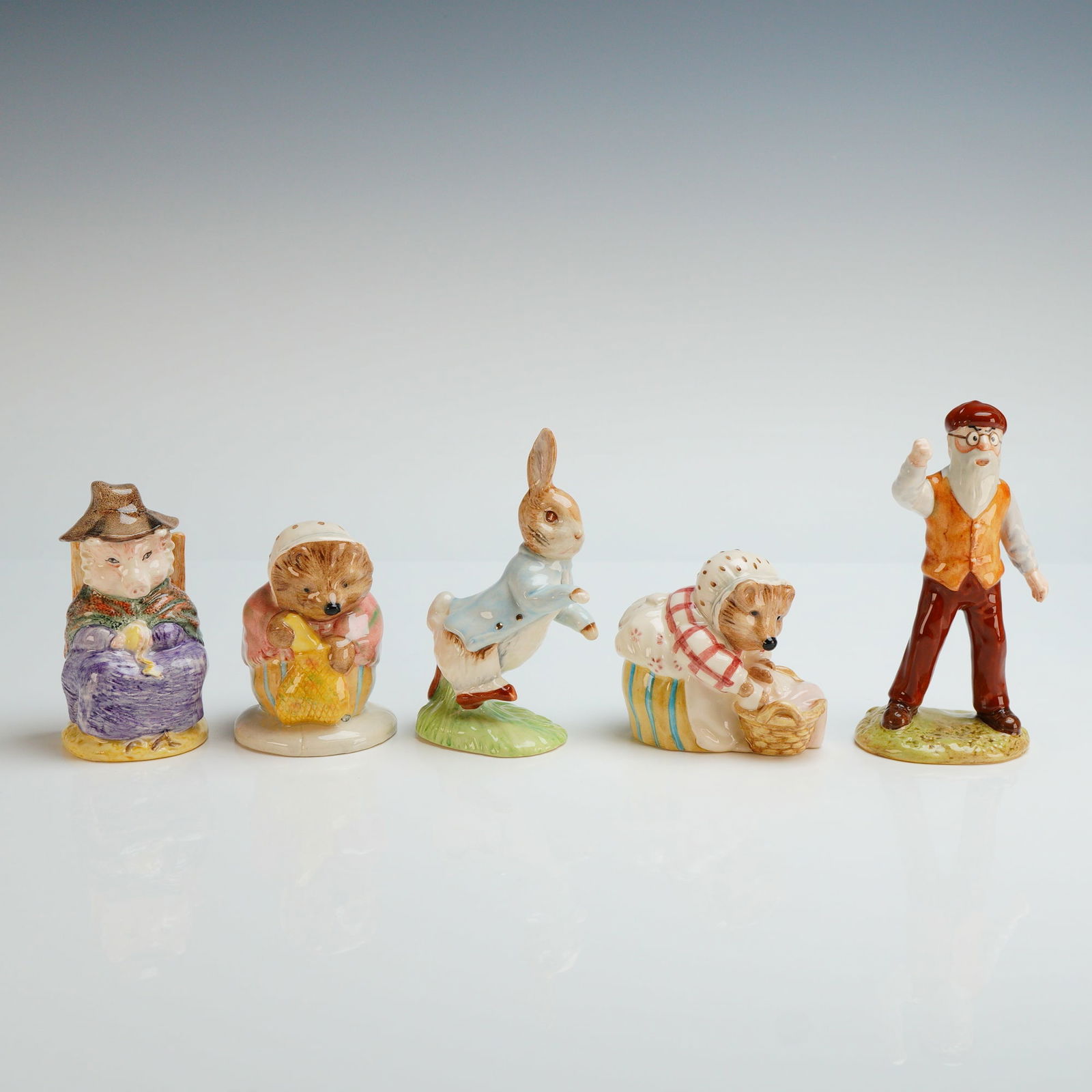 5pc Beatrix Potter Set by Royal Albert and Beswick (1 of 3)
